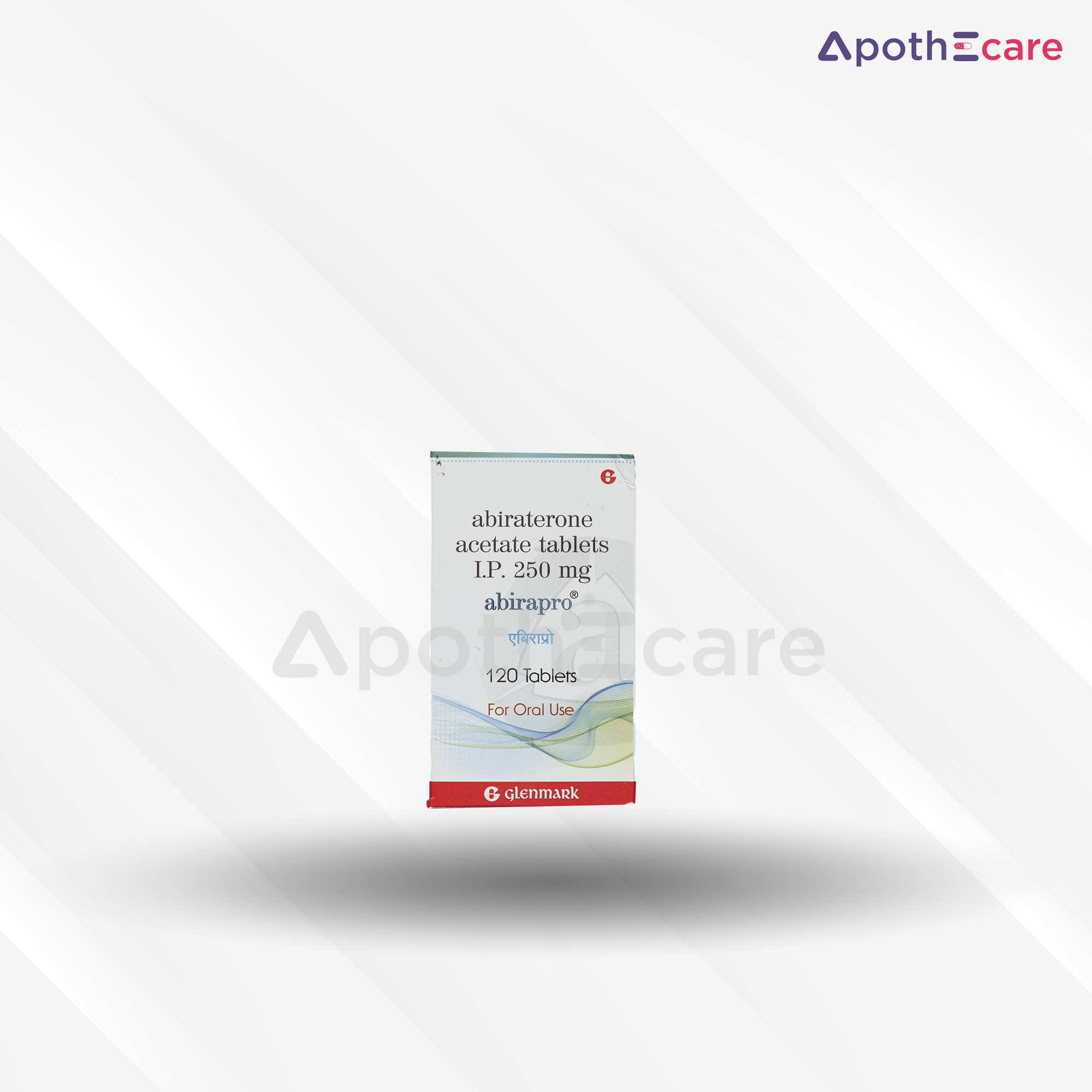 Abirapro 250mg tablet, an anti-cancer medication.