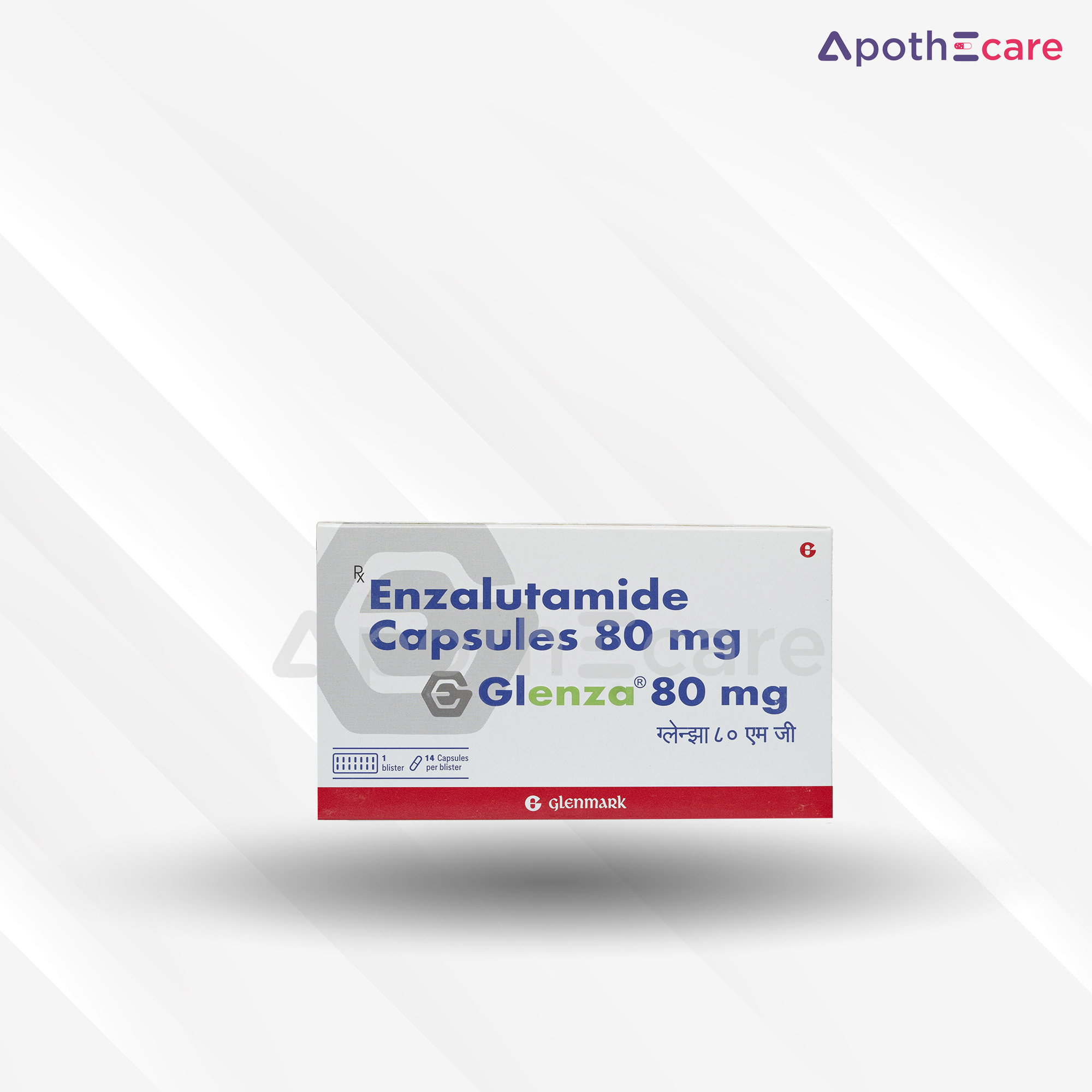 Glenza 80mg Tablet, a medication used in cancer treatment.