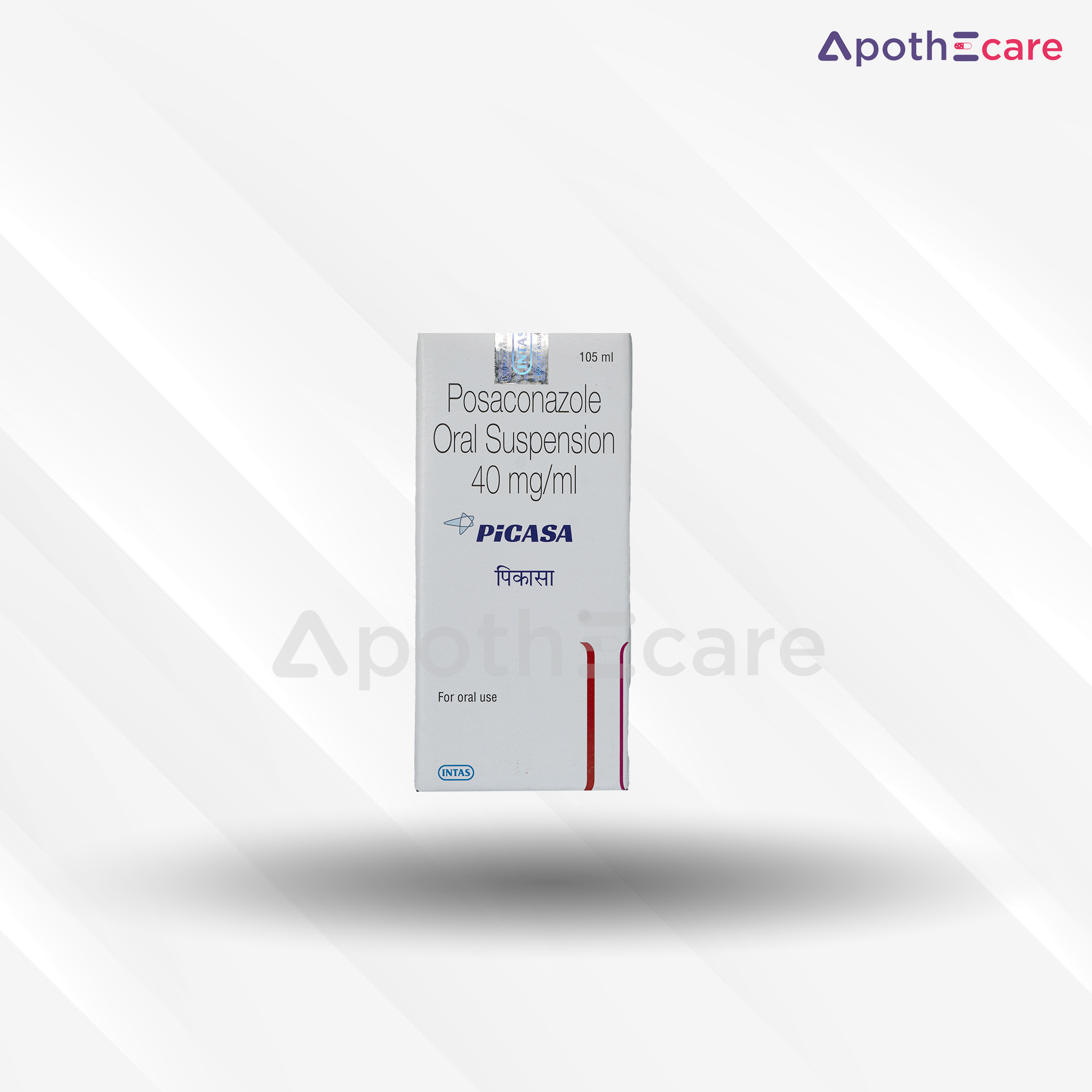 Picasa 40mg oral suspension, is an antifungal medication formulated as a gastro-resistant tablet.