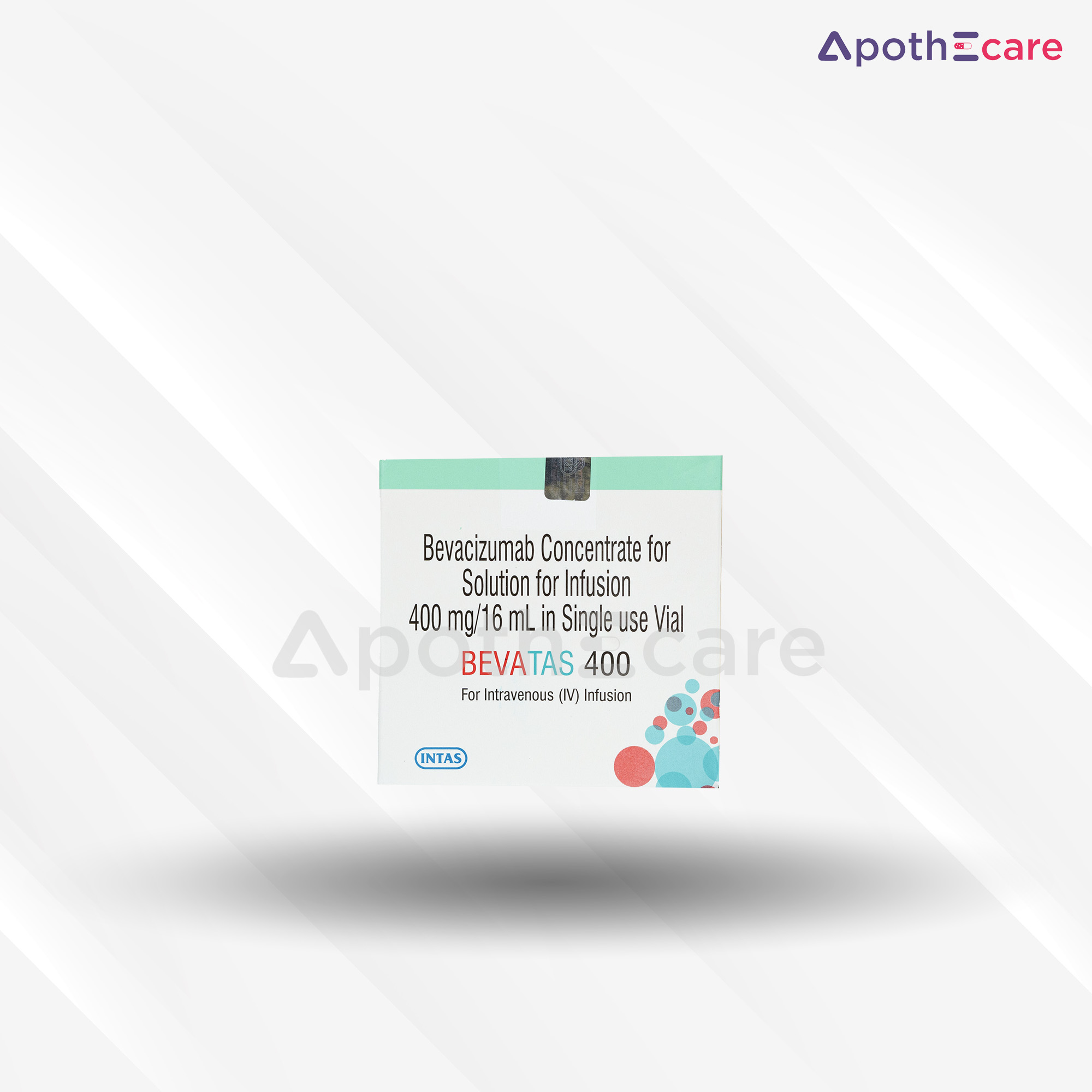 Bevatas 400mg vial, used for treating various cancers.