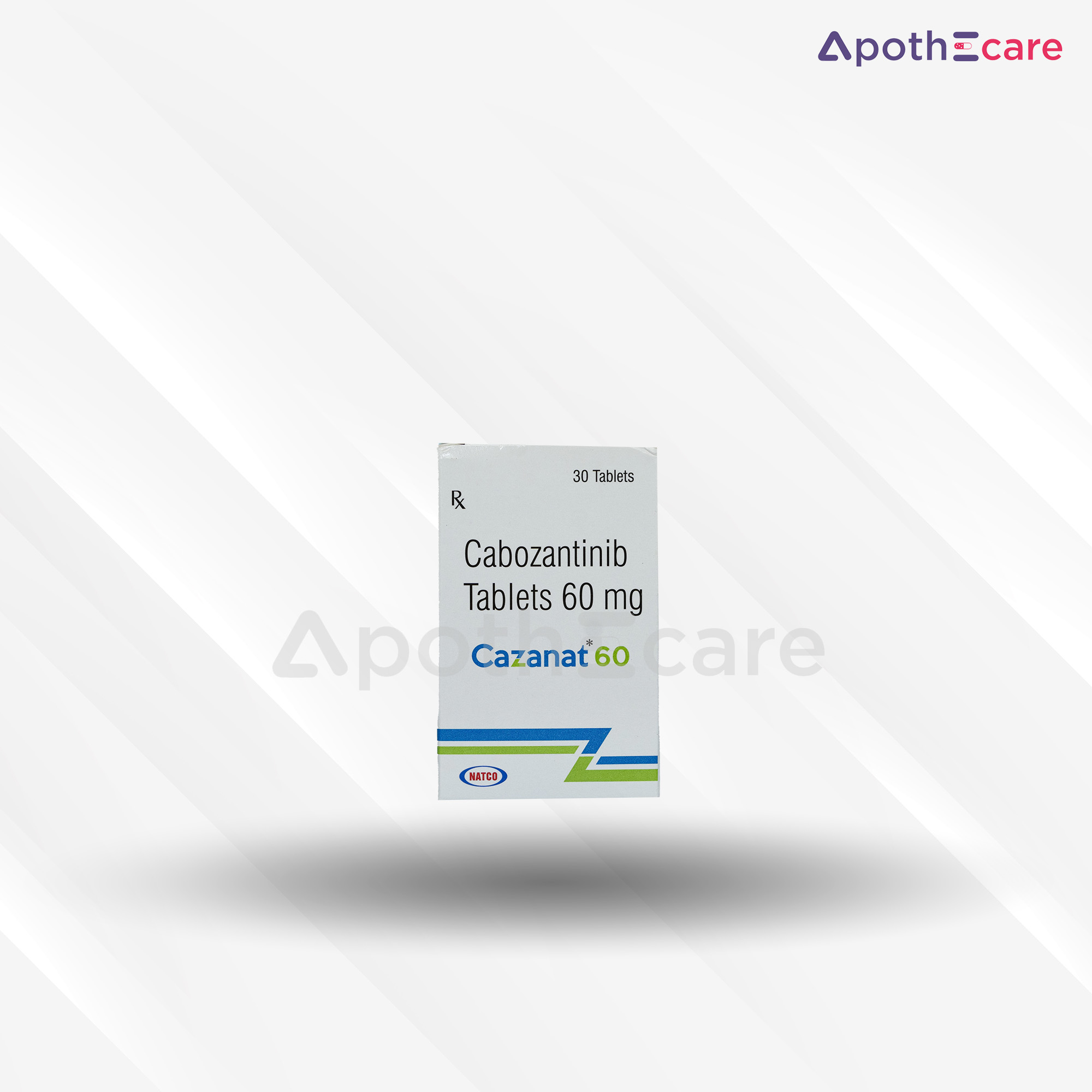 Cazanat 60mg Tablet, a medication used in cancer treatment.