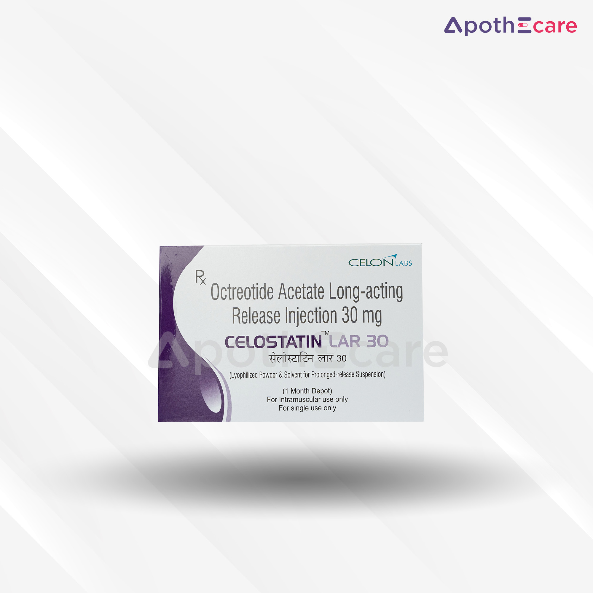 Celostatin 30mg Injection, reduce the amount of growth hormone produced by people with acromegaly