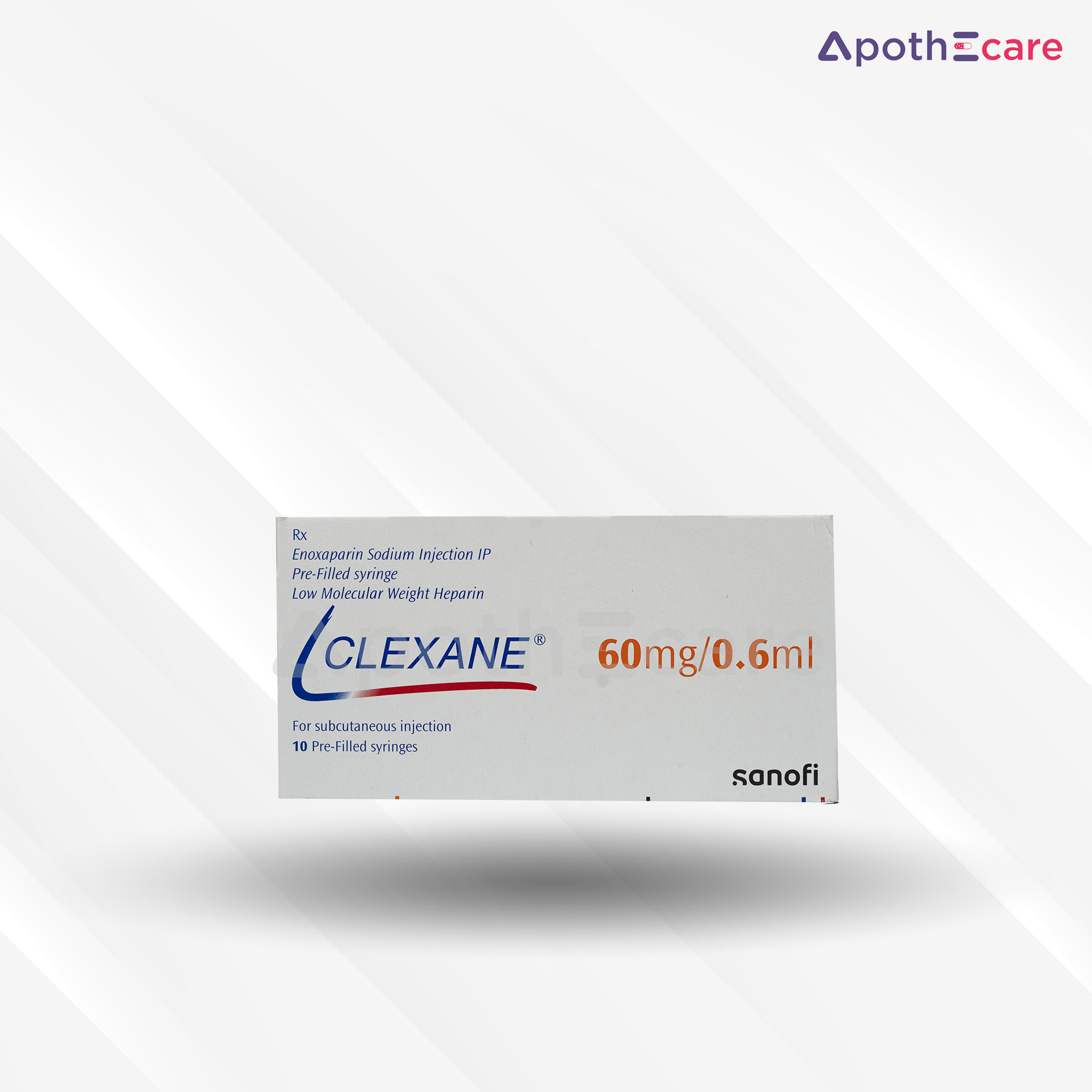 Clexane 60mg PFS, a medication for managing blood clot risks.