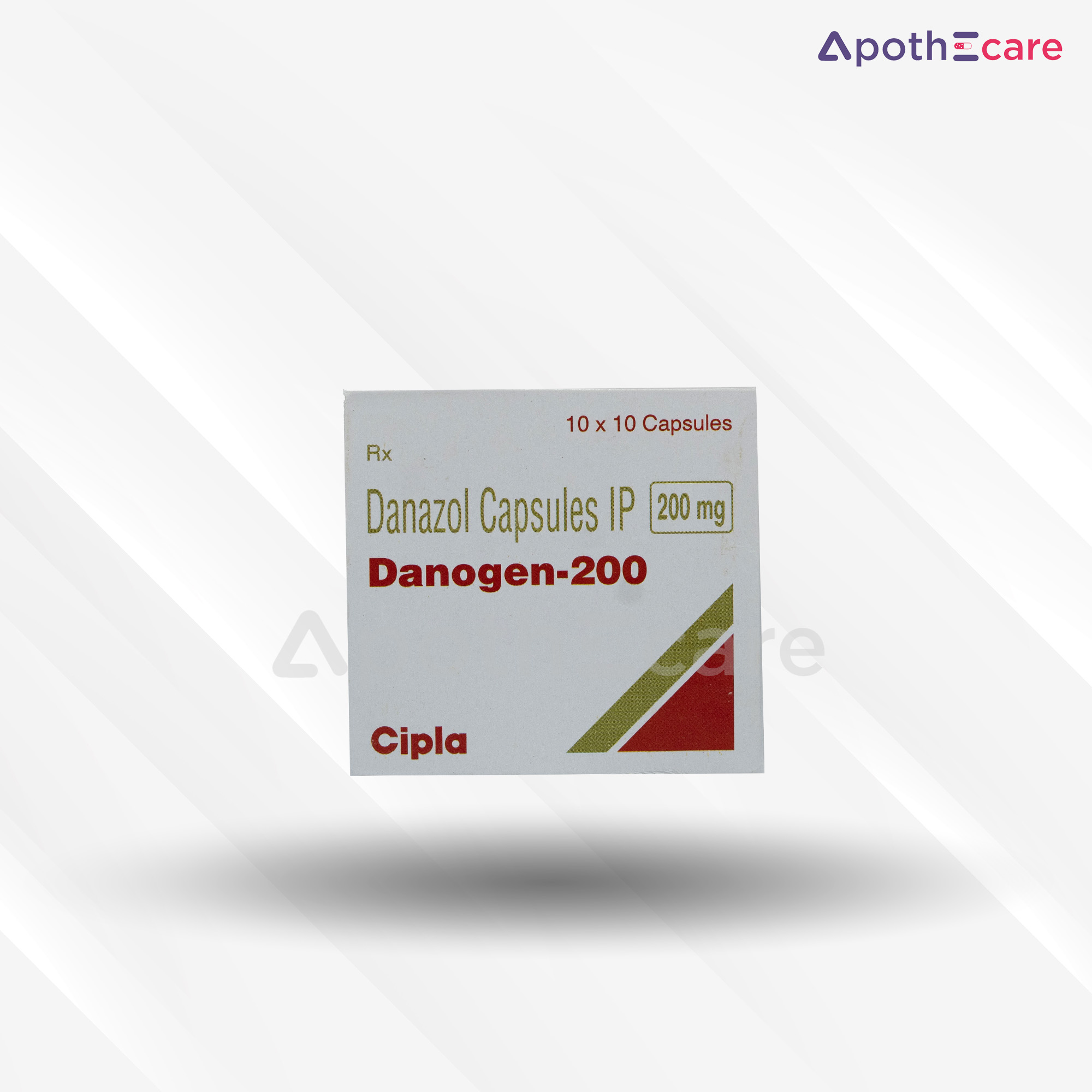 Danogen 200mg Capsule pack of 10, used to treat various menstrual problems