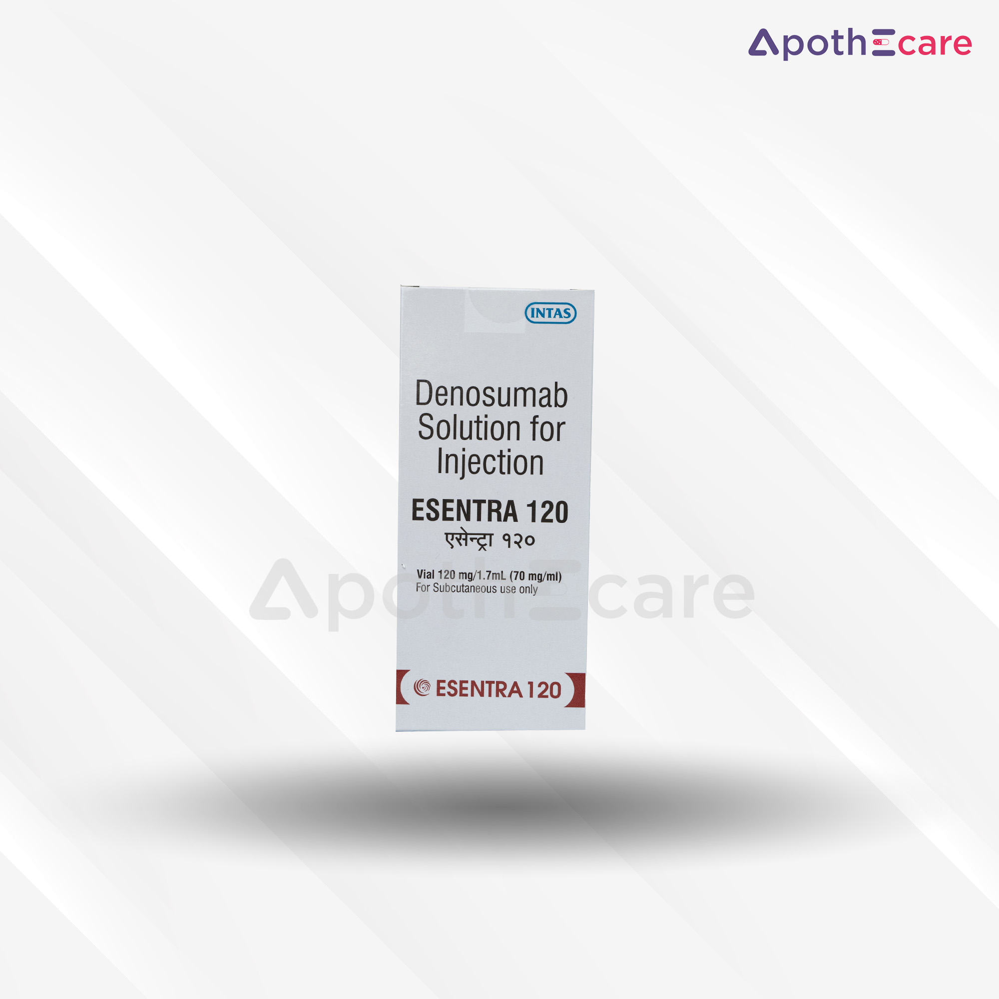 Esentra 120mg PFS, used for treating certain medical conditions.