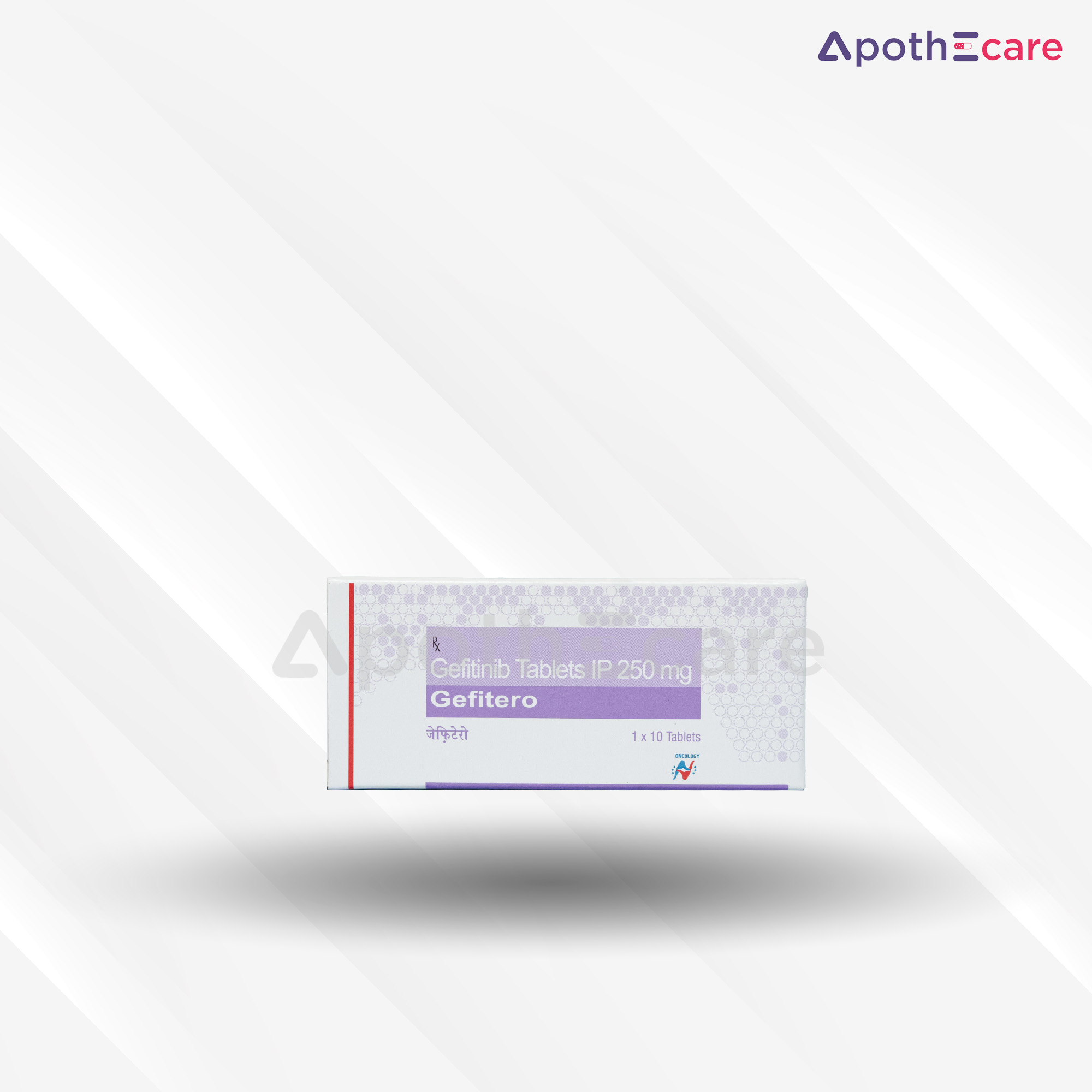 Gefitero 250mg Tablet, a chemotherapy drug for cancer treatment.