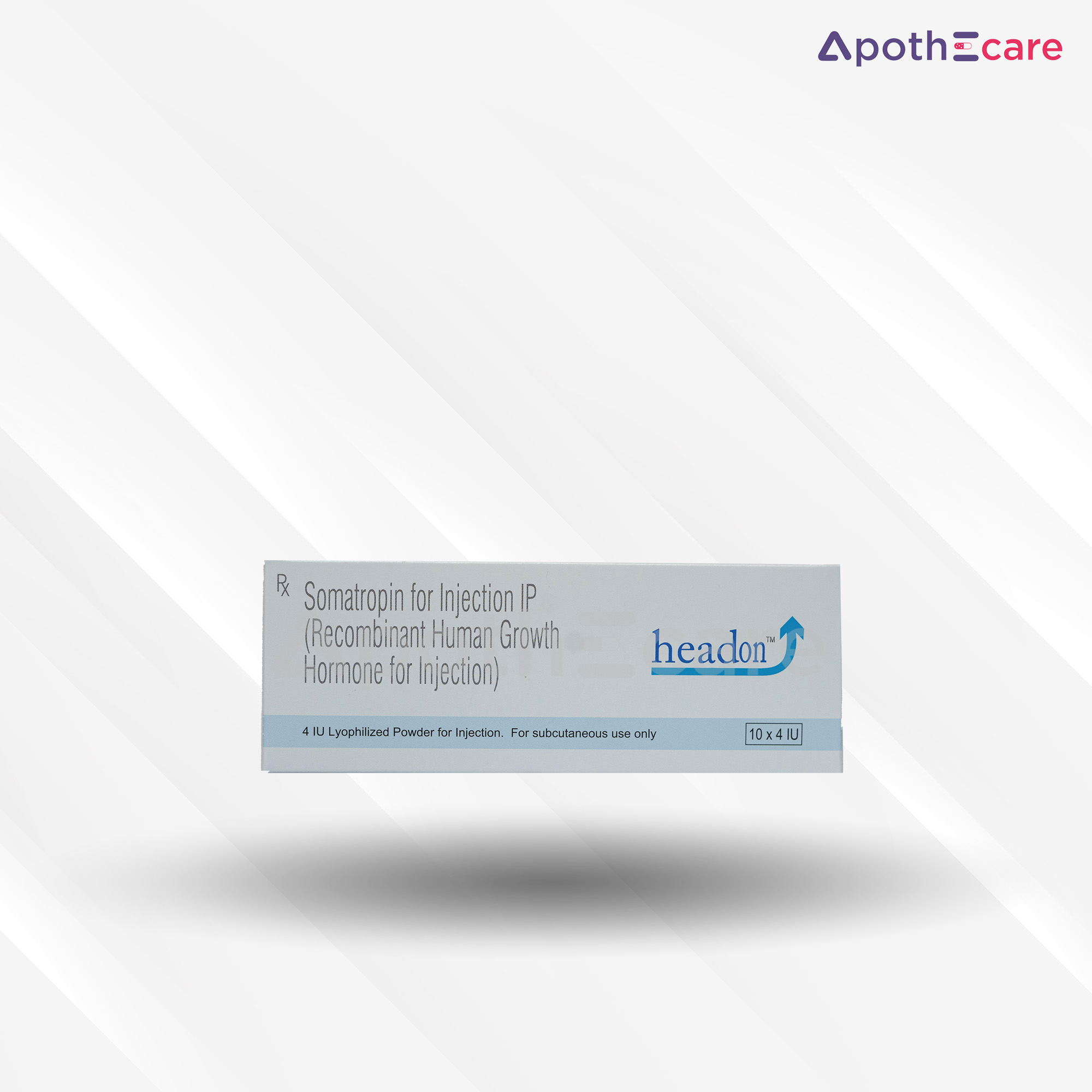 Headon 4IU Injection, It is used to treat growth hormone deficiency in both children and adults.