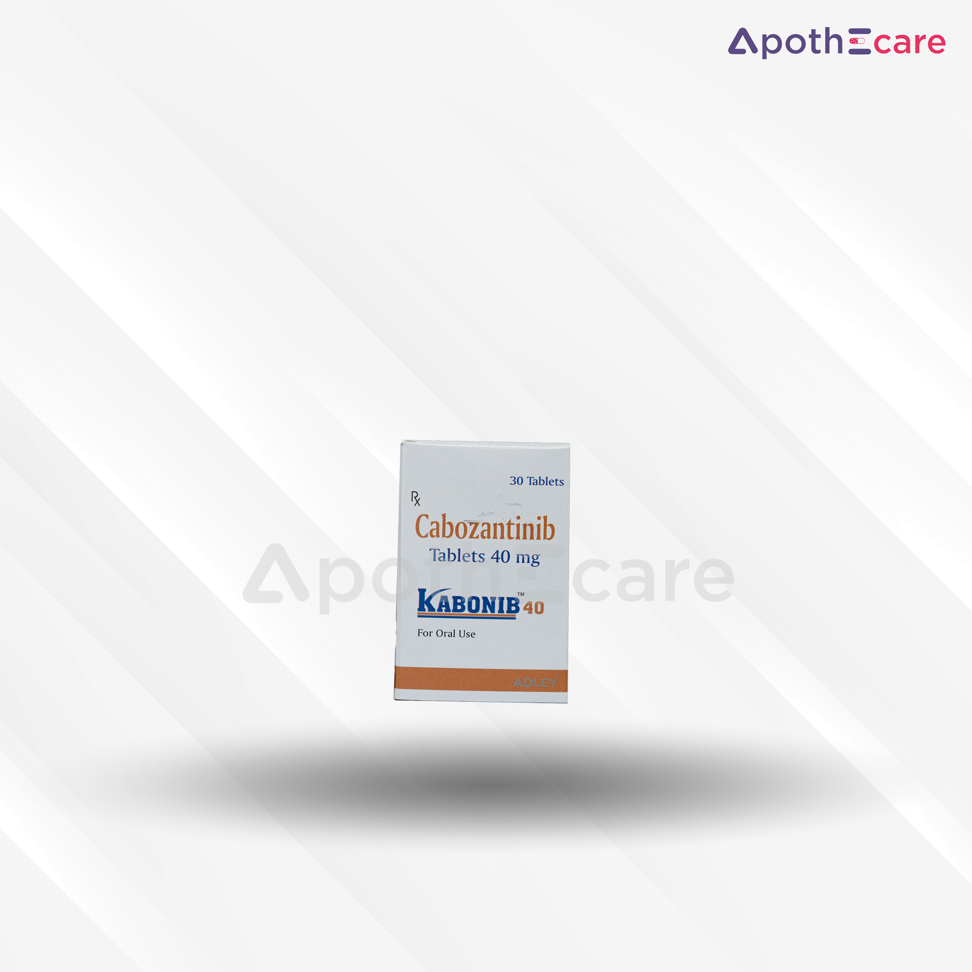 Kabonib 40mg tablet pack of 30, used for cancer treatment.