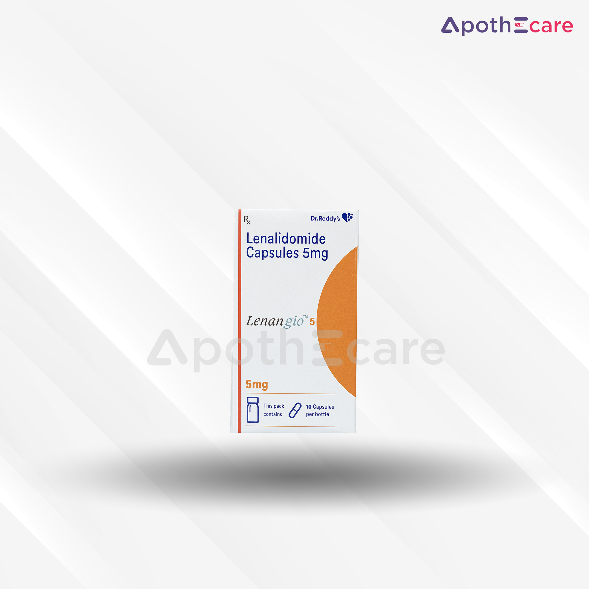 Lenangio 5mg Capsule, used in cancer therapy.