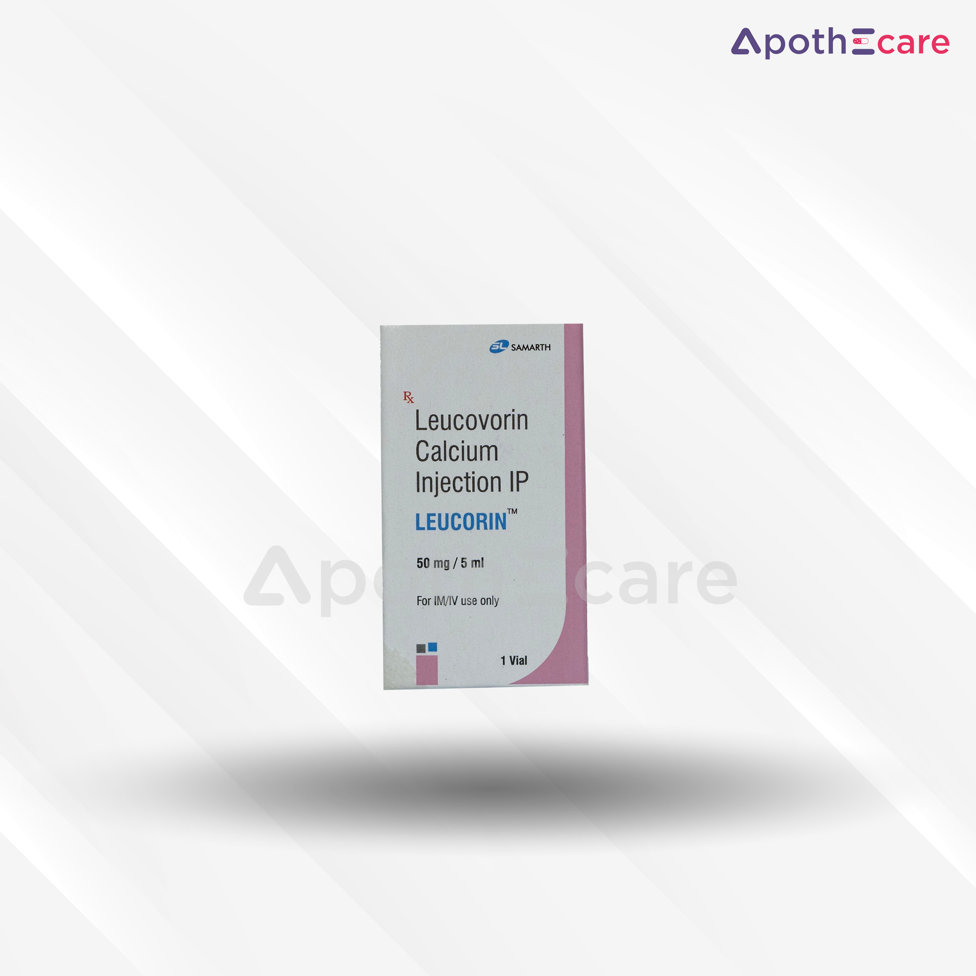 Leucorin 50mg Injection, used for managing side effects of chemotherapy.