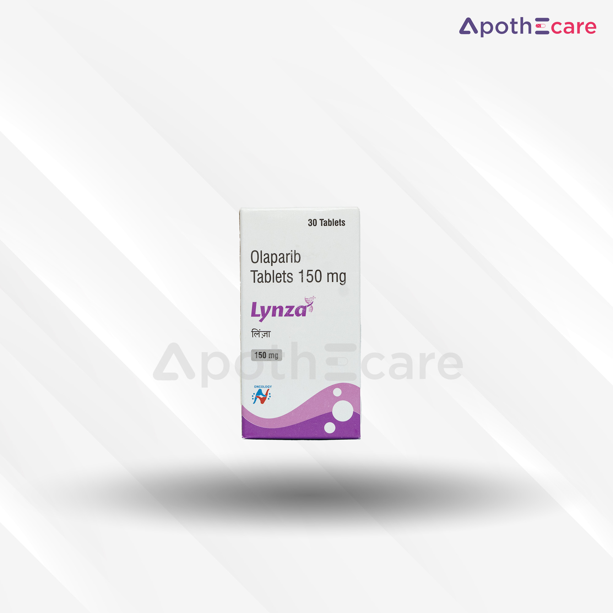 Lynza 150mg tablet pack of 30, used in cancer treatment.