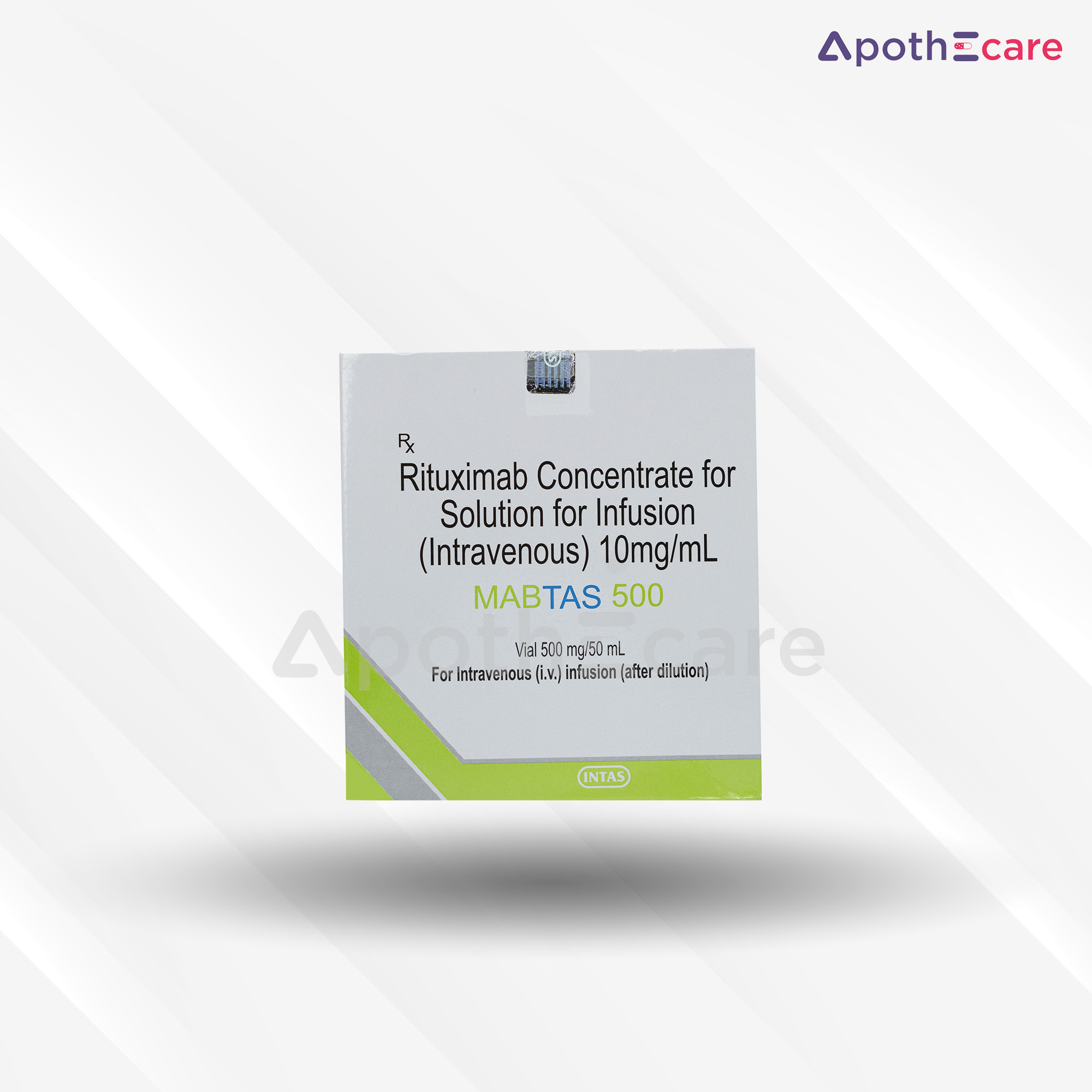 Mabtas 500mg injection 100ml, a treatment for specific cancers.