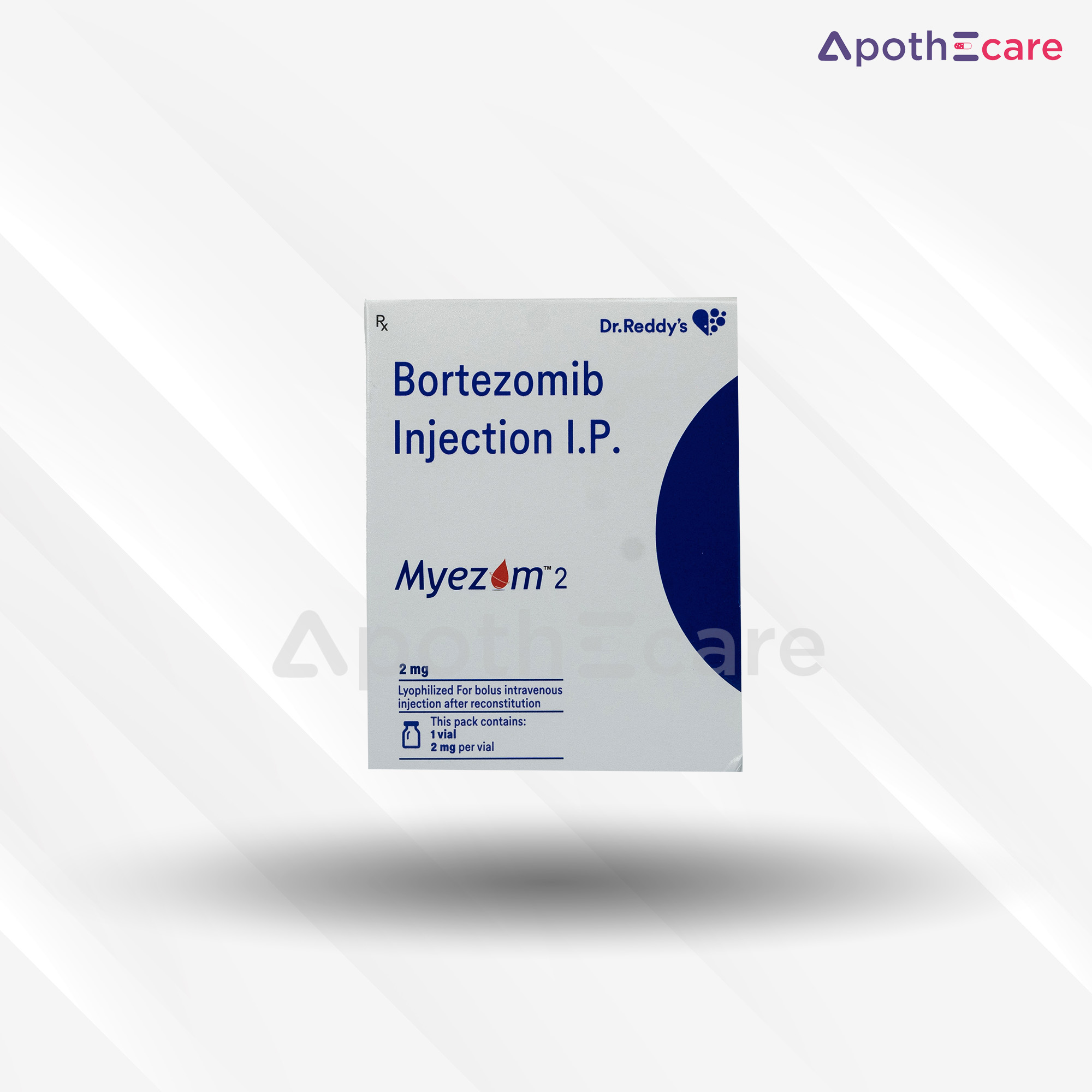 Myezom 2mg, a medication for treating cancer.