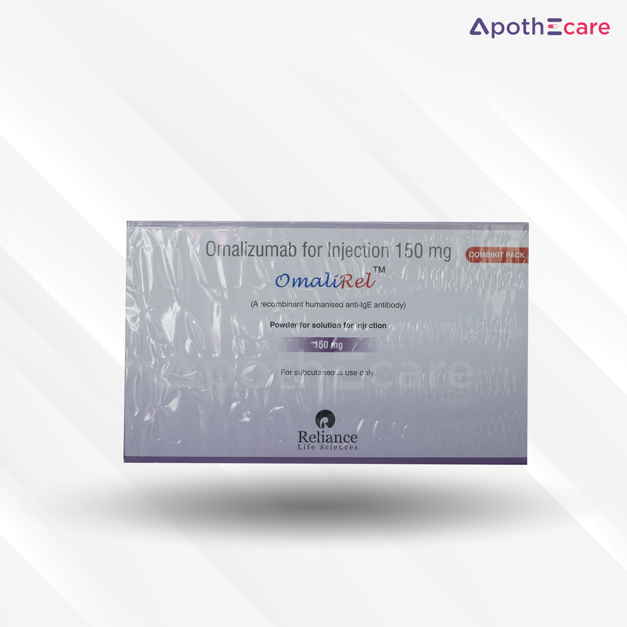 Omalirel 150mg pack of 1,used to treat the symptoms of asthma