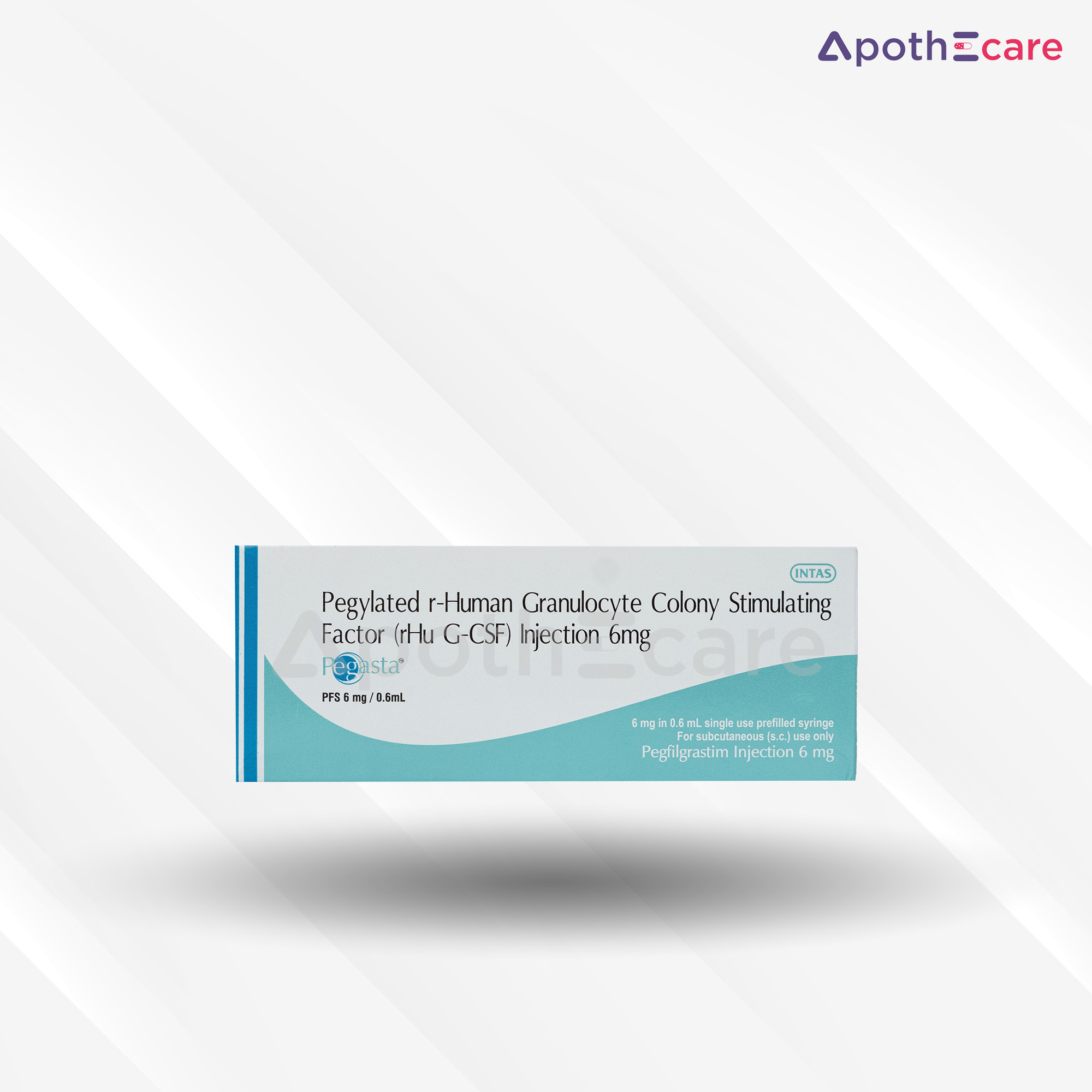 Pegasta 6mg, a medication used for treating certain cancers.