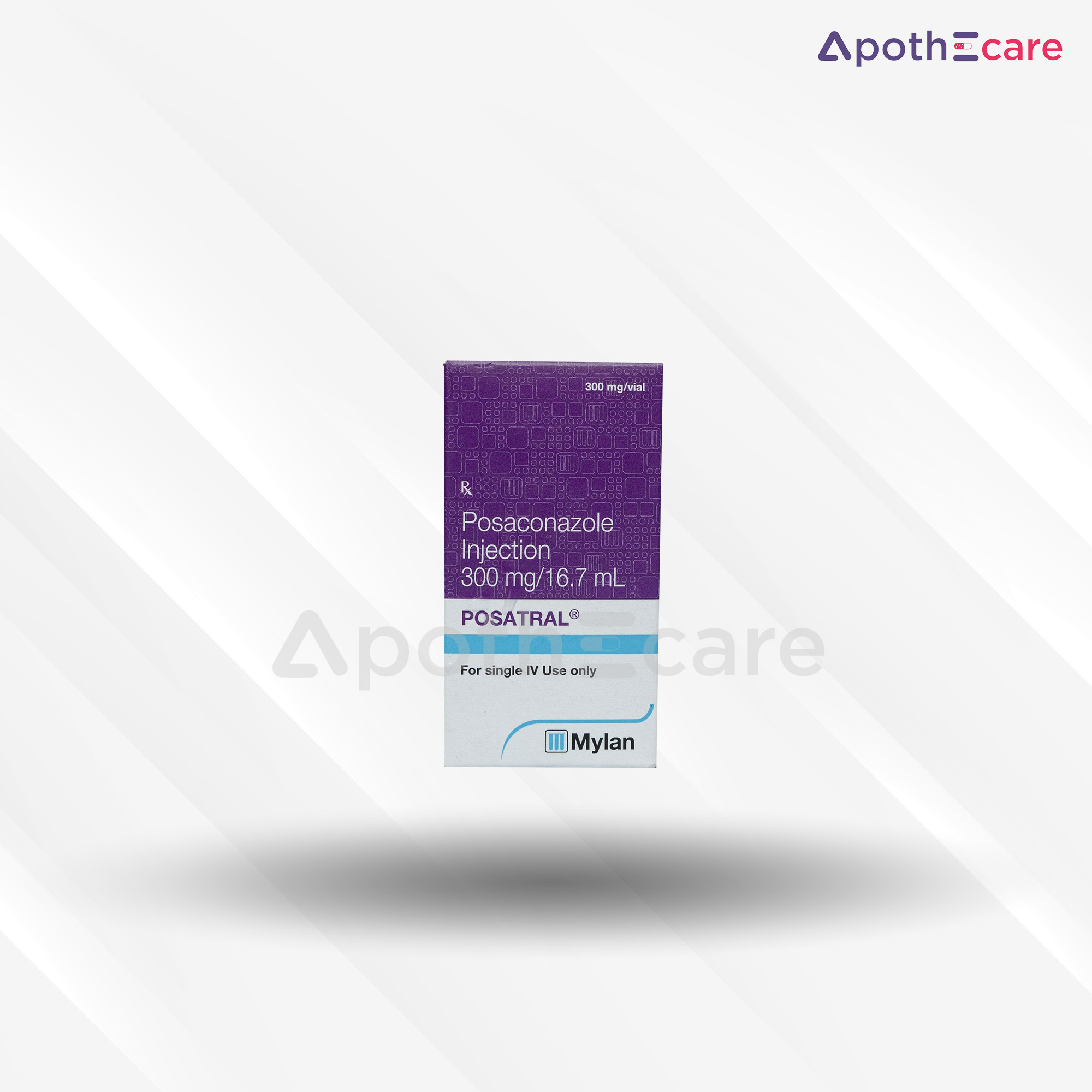 Posatral 300mg Injection, is an antifungal medication formulated as a gastro-resistant injection.