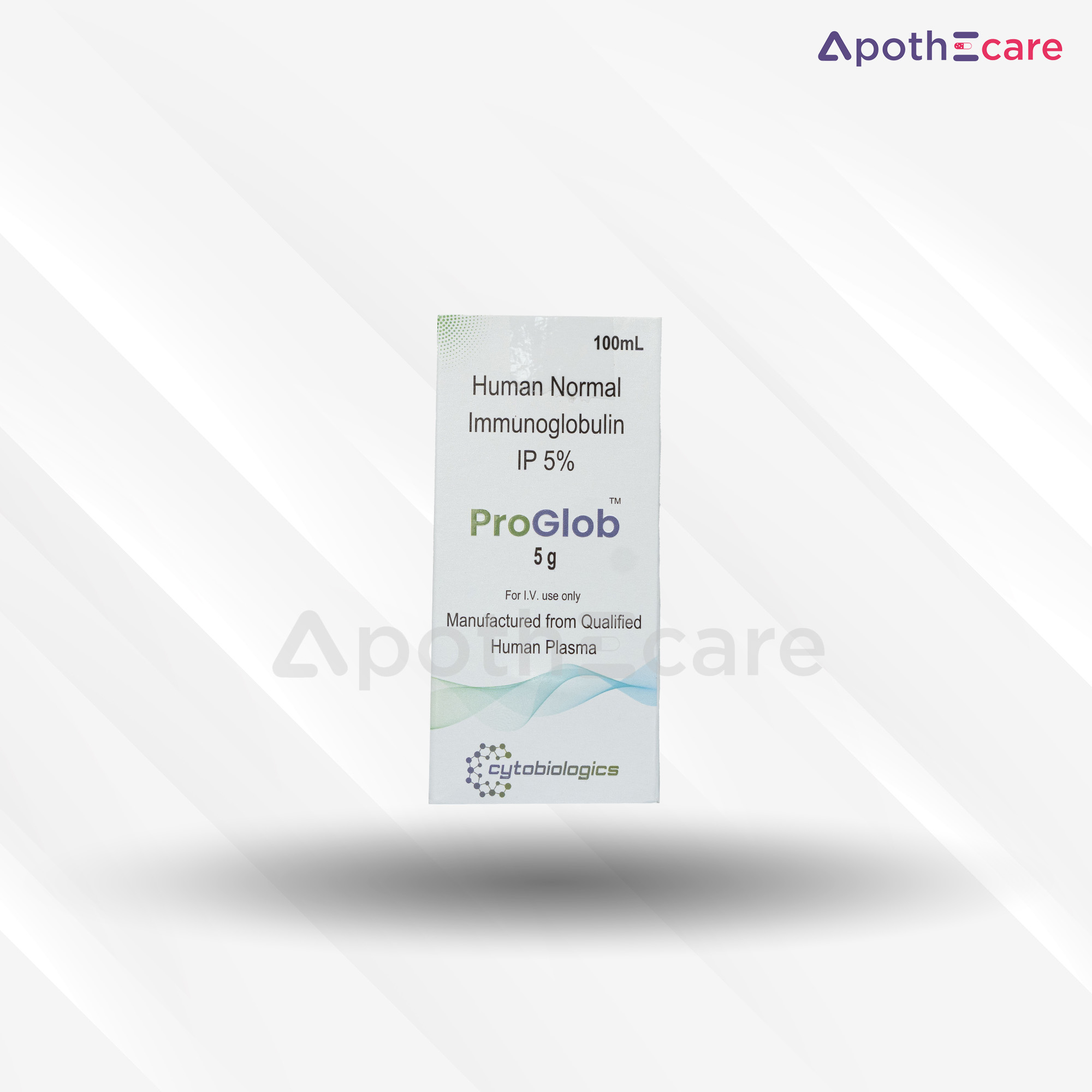 Proglob 5gms/100ml Injection, used for various immune-related conditions.