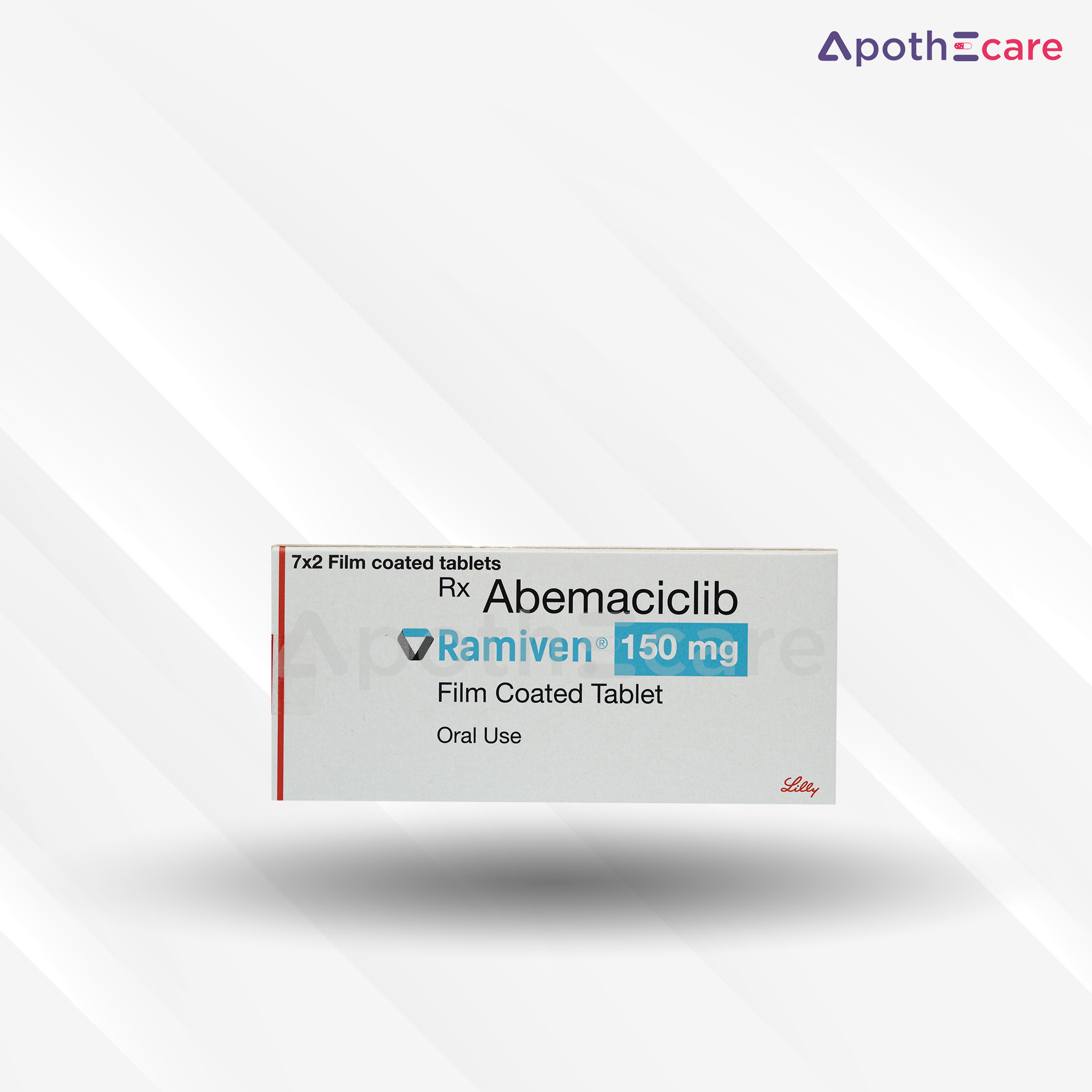 Ramiven 150mg tablet, used in cancer therapy.