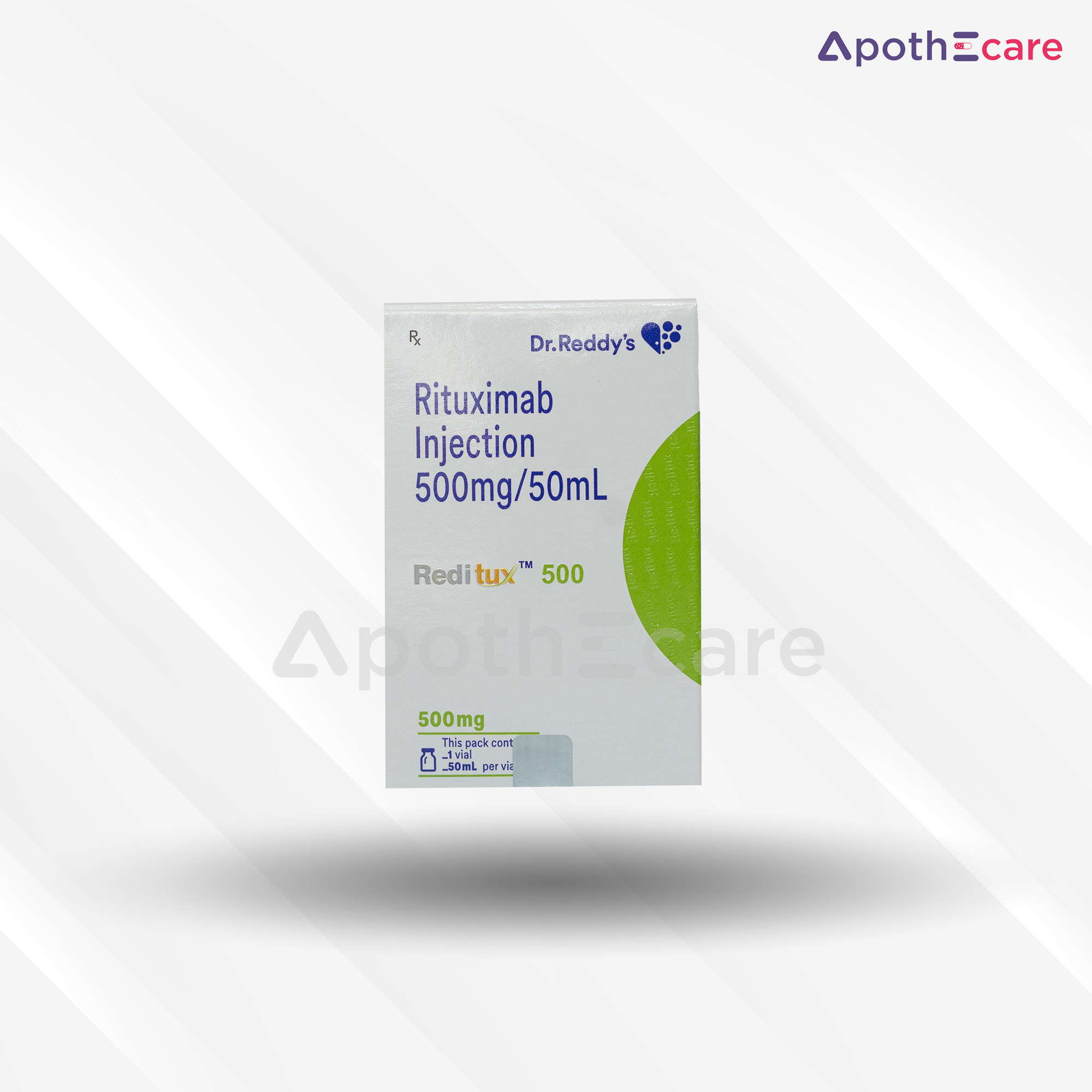 Reditux 500mg Injection, used to treat certain types of cancers and autoimmune diseases.