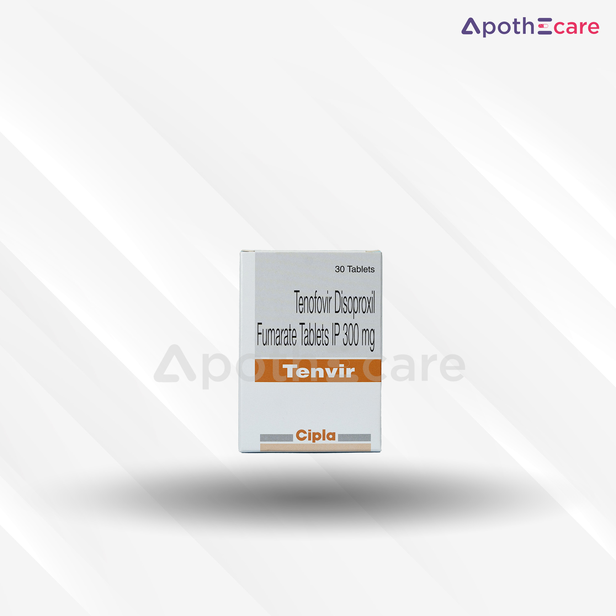 Tenvir 30 tablets, used for the treatment of HIV.