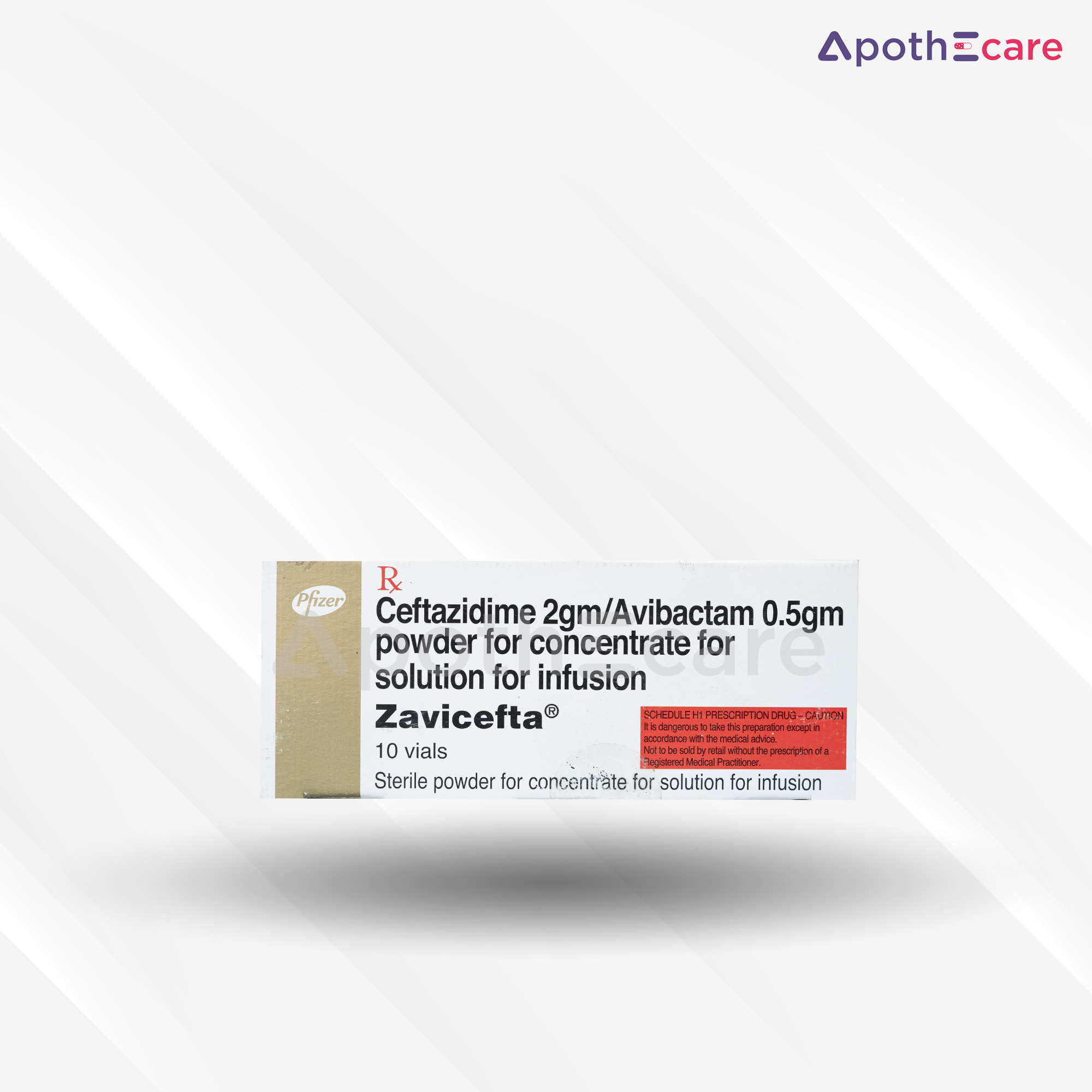 Zavicefta injection, used for bacterial infections.