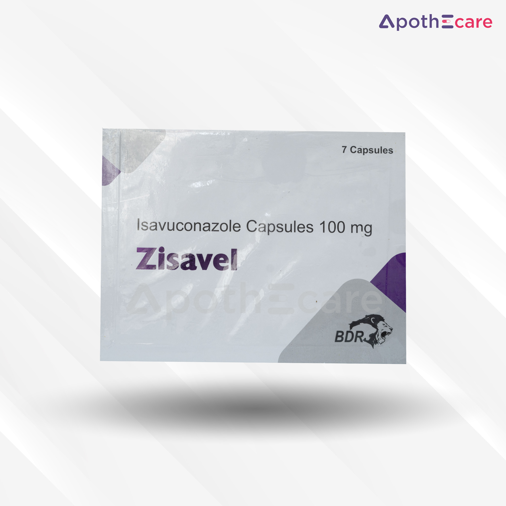 Zisavel 100mg Capsule, is an antifungal medication formulated as a gastro-resistant tablet.