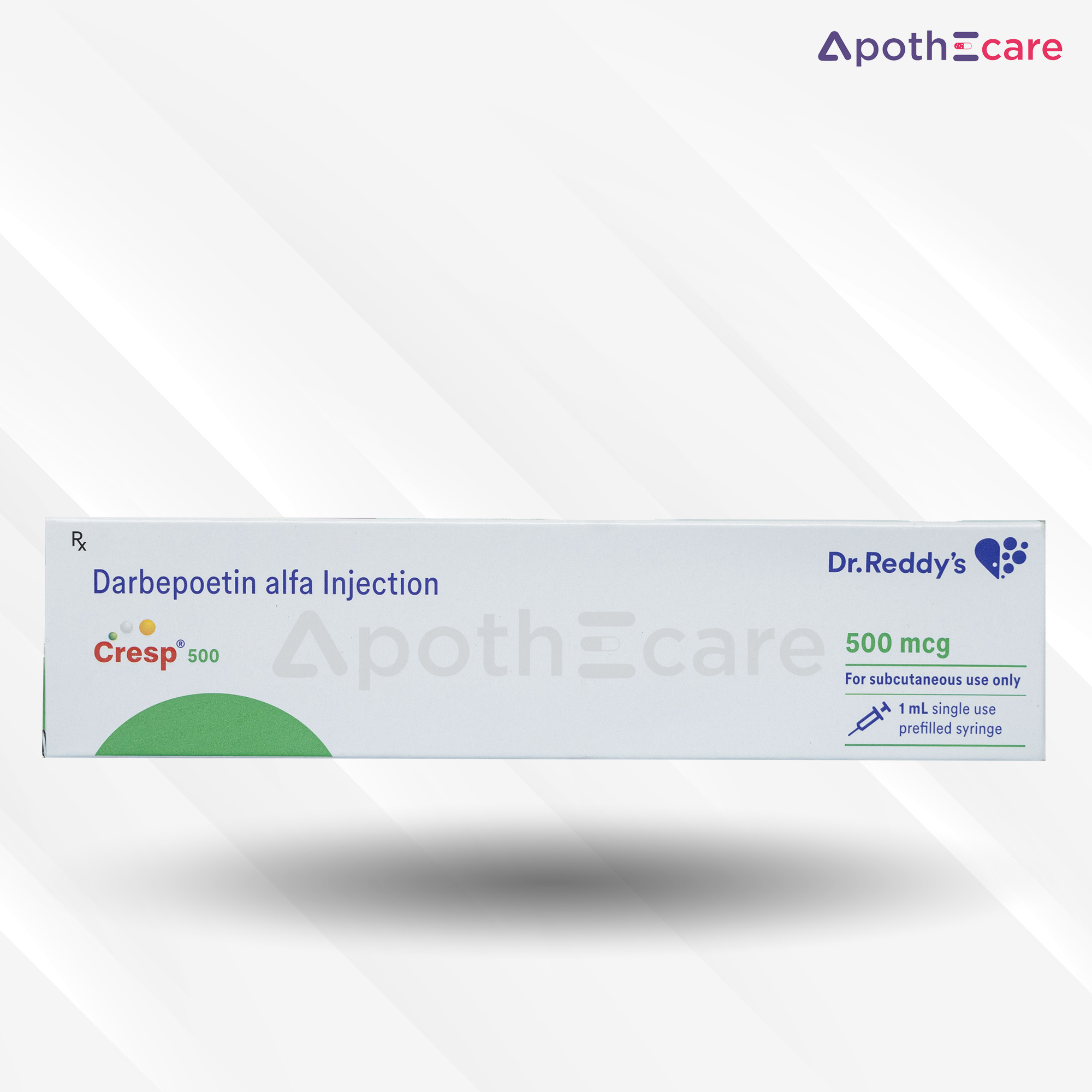 Cresp 500mcg Injection, frequently prescribed drug used to treat Anemia