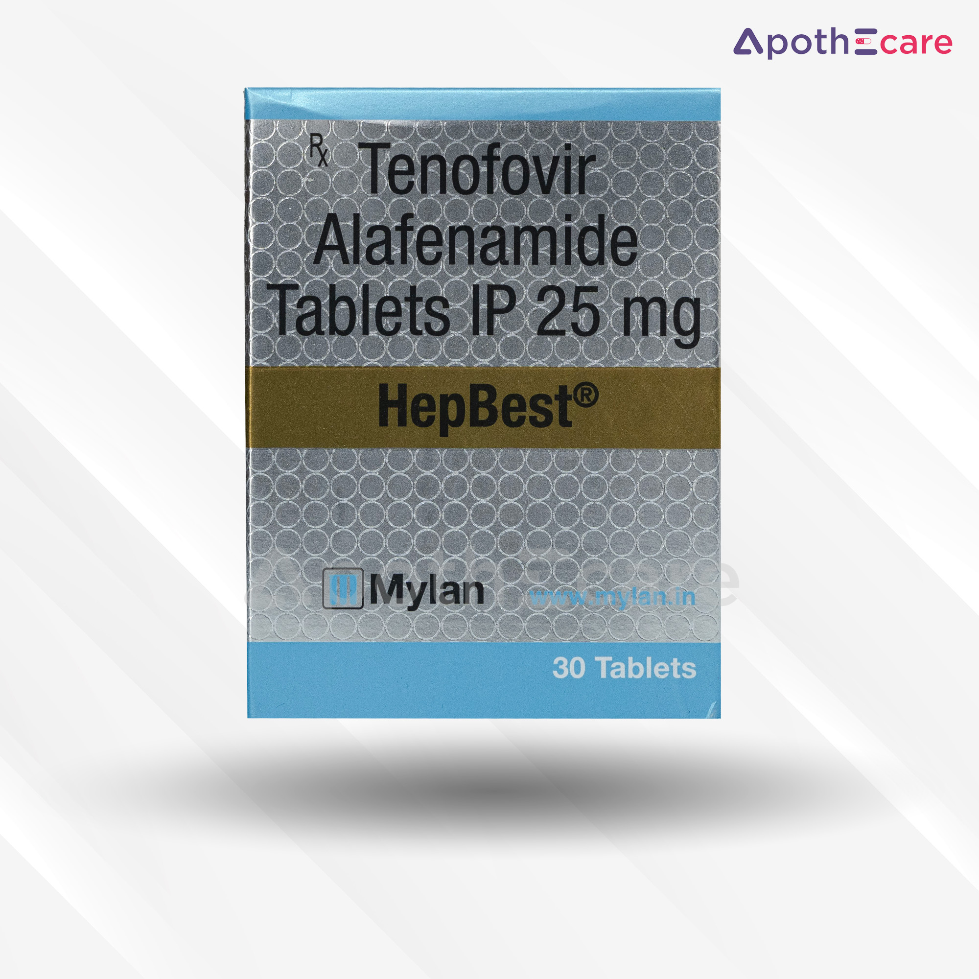 Hepbest 25 mg Tablet, is used for the treatment of chronic hepatitis B and HIV infection.