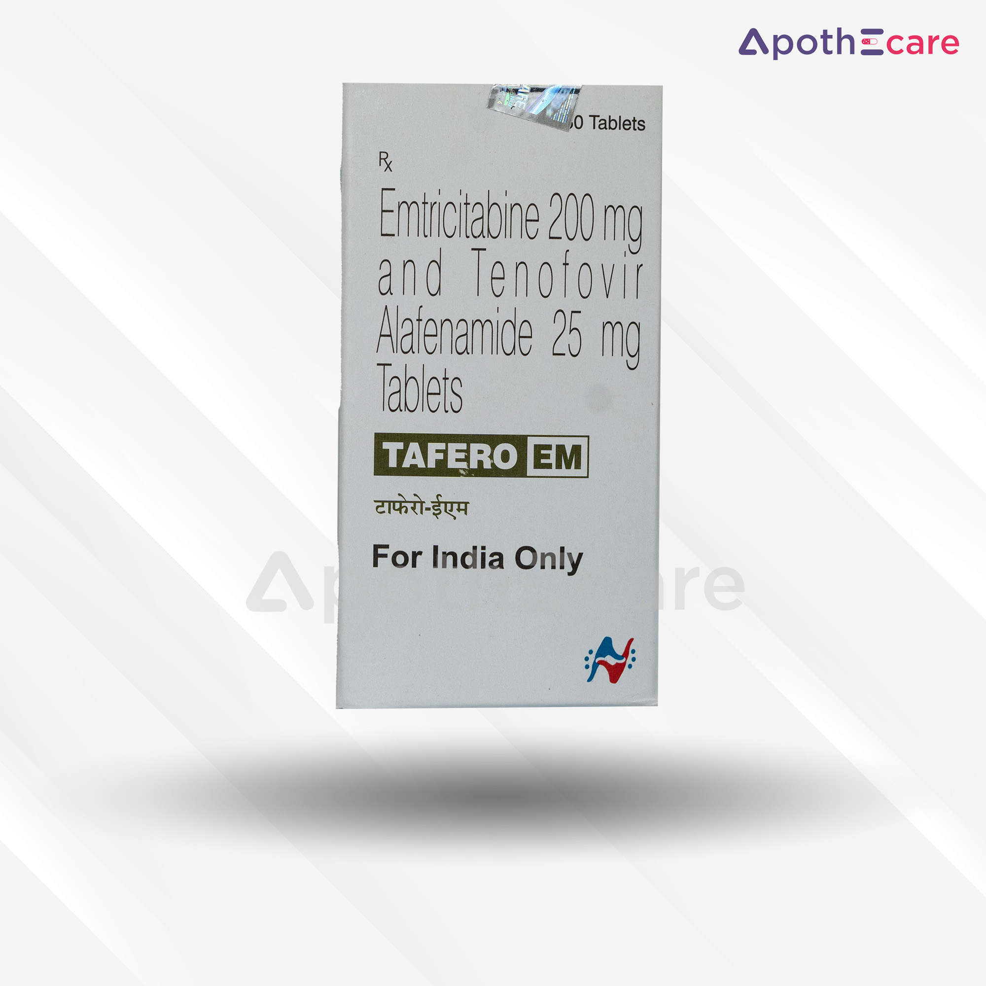 Tafero EM Tablet, used for the treatment and prevention of HIV infection.