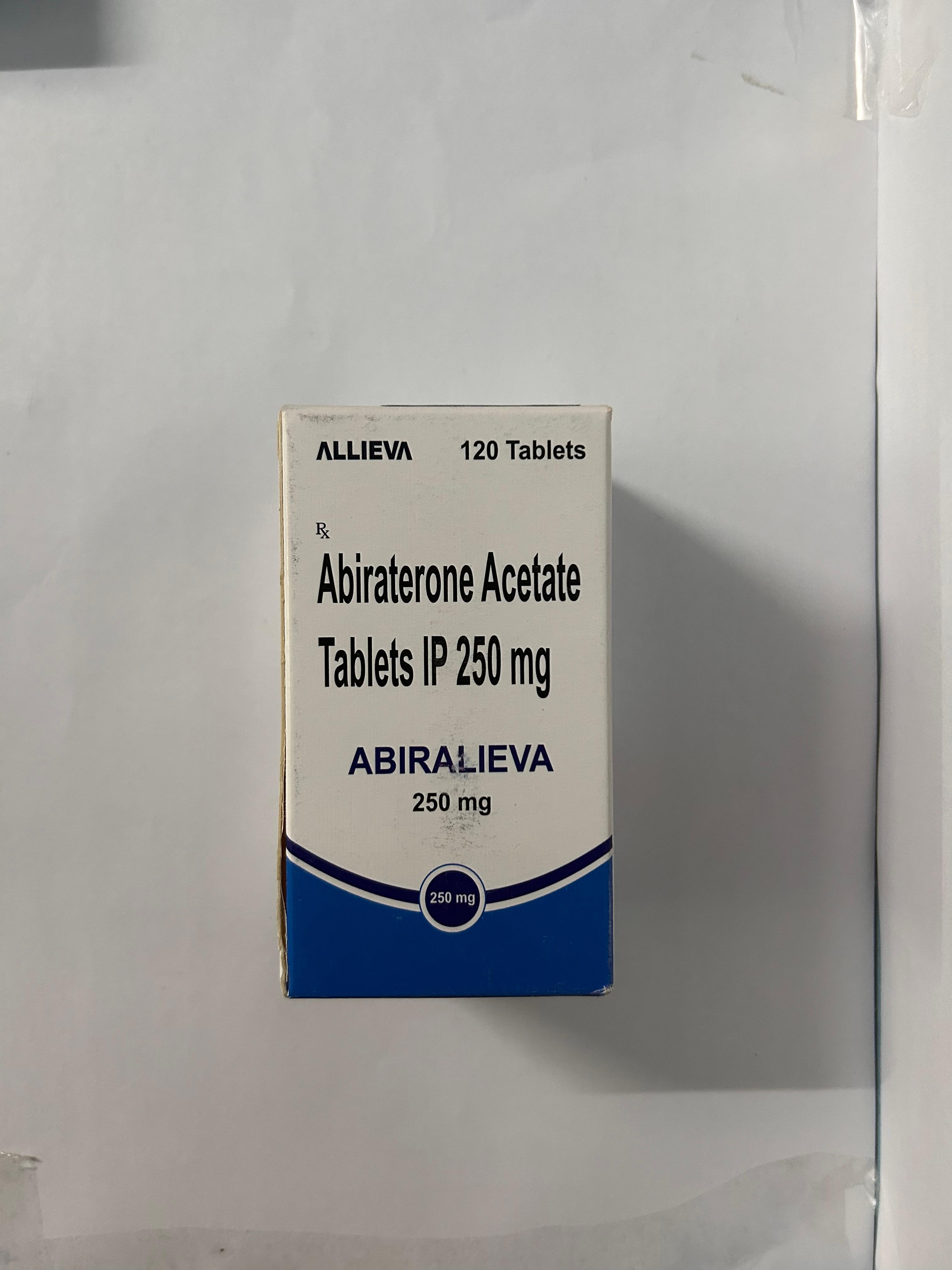 Abiralieva 250mg Tablet, primarily used to treat metastatic castration-resistant prostate cancer.