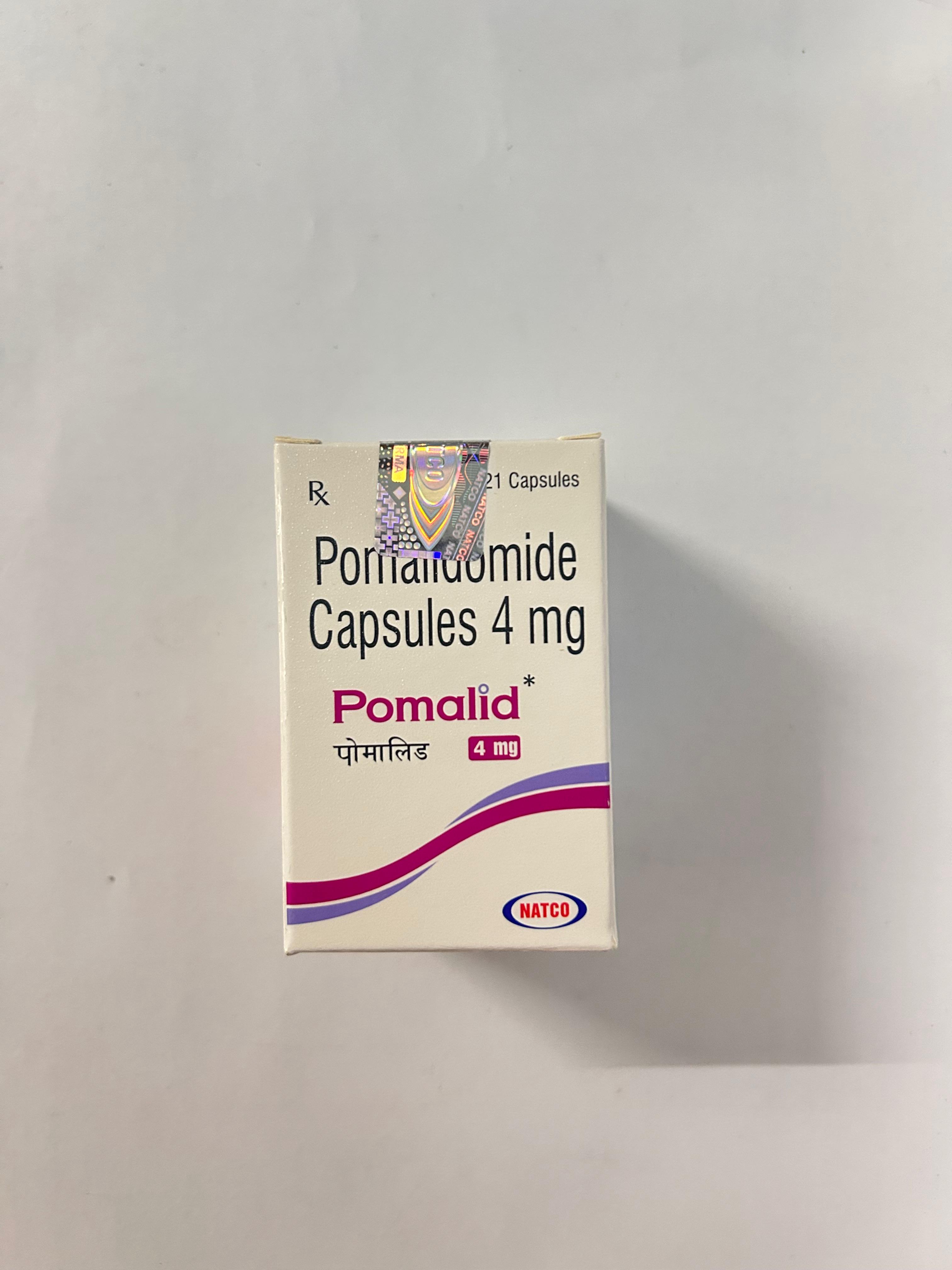 Pomalid 4mg Capsule,  used to treat multiple myeloma.