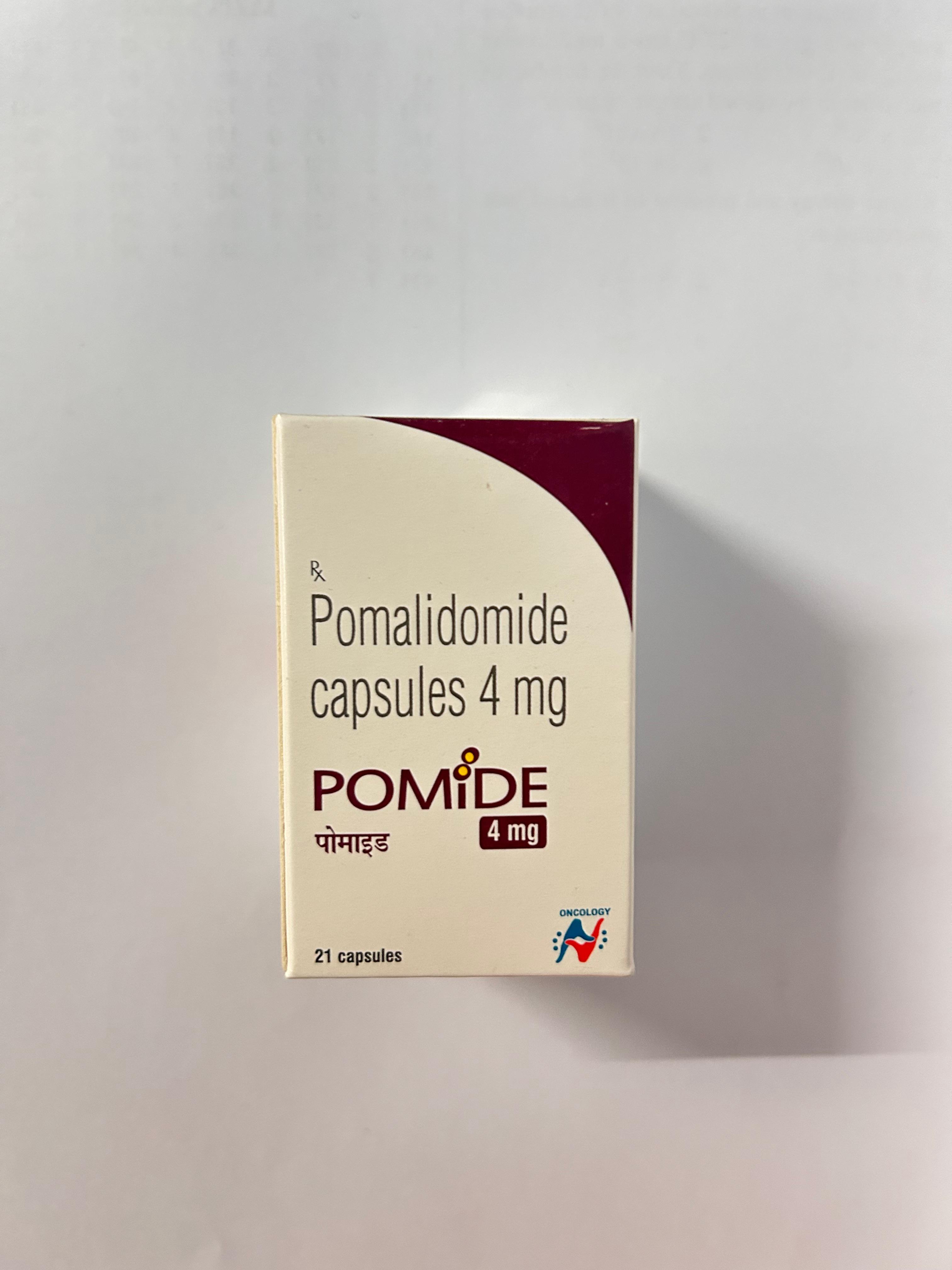 Pomide 4mg Capsule,  primarily used to treat multiple myeloma
