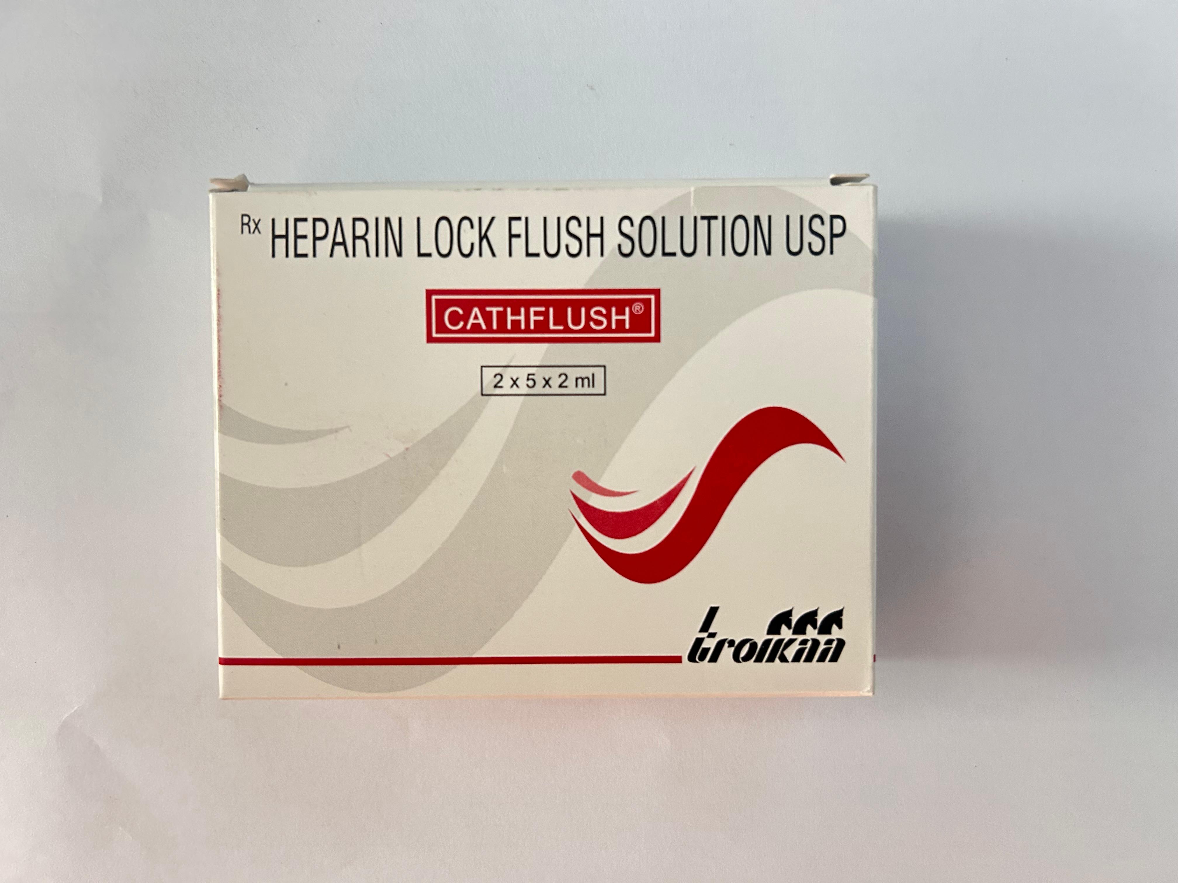Cathflush 2ml Injection contains Heparin, an anticoagulant that prevents blood clot formation.