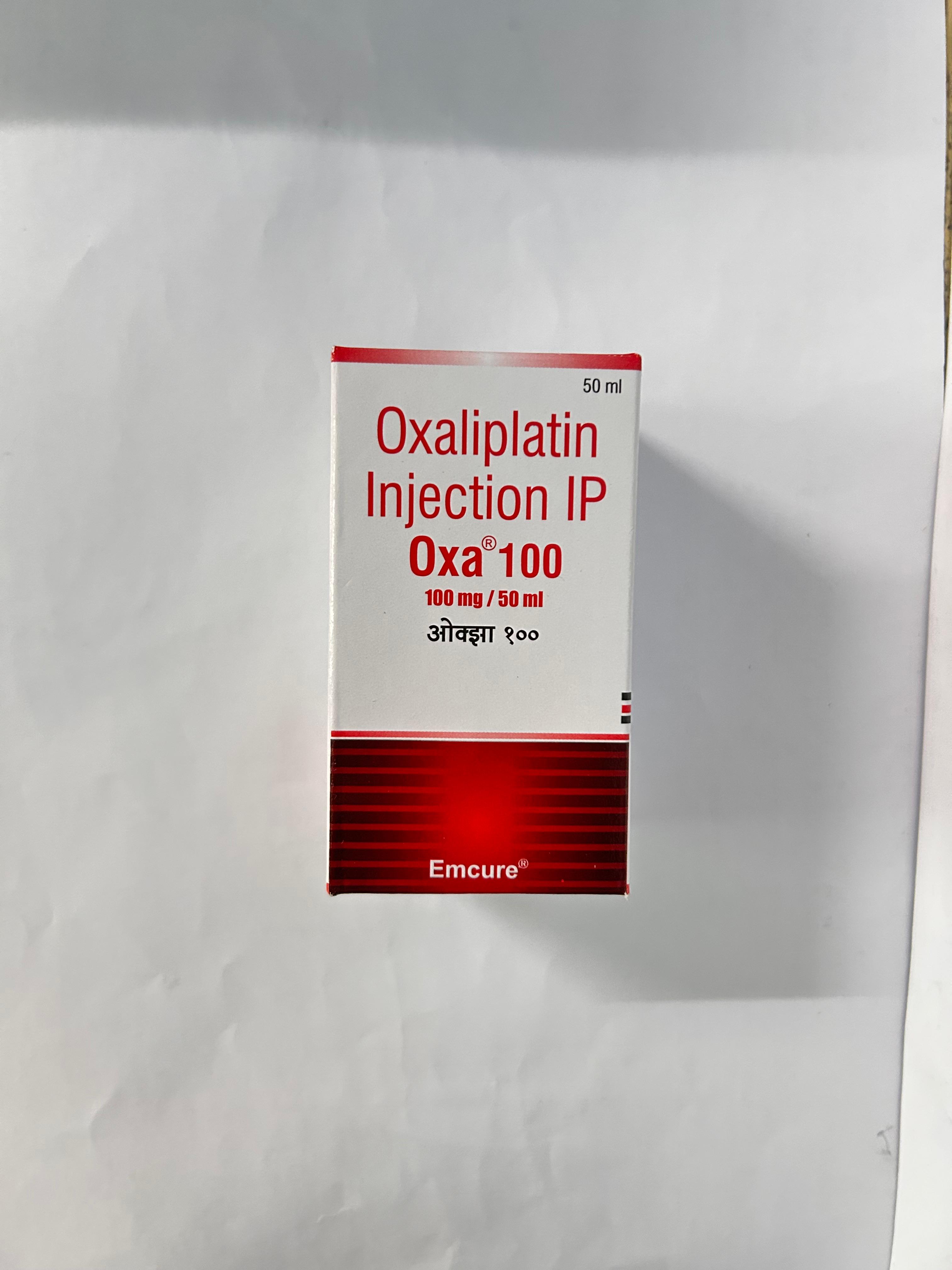 Oxa 100mg Injection, The chemotherapy drug that is used to treat colorectal cancer.