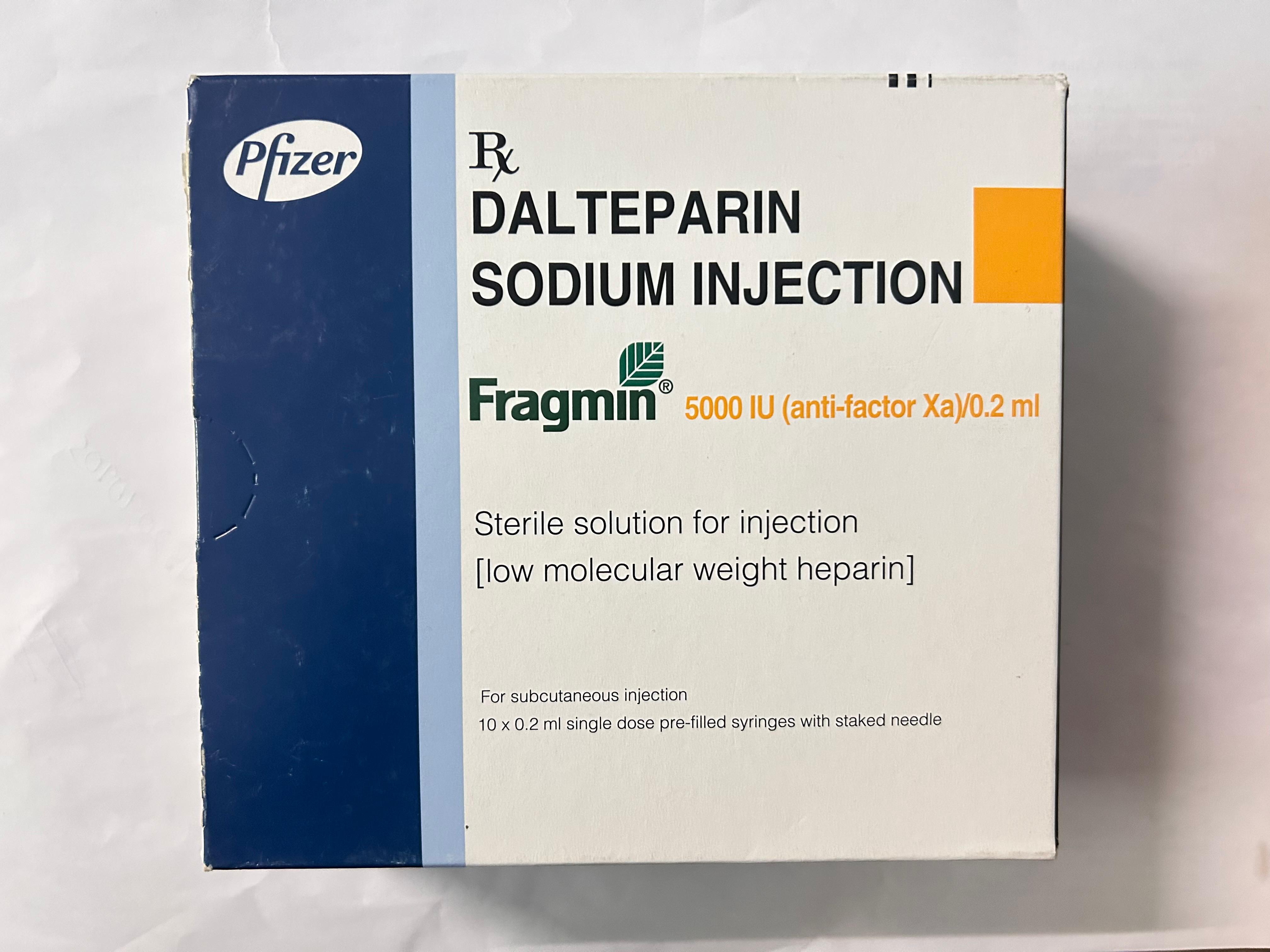 Fragmin 5000IU Injection, Its main purpose is to prevent and cure dangerous blood clot.
