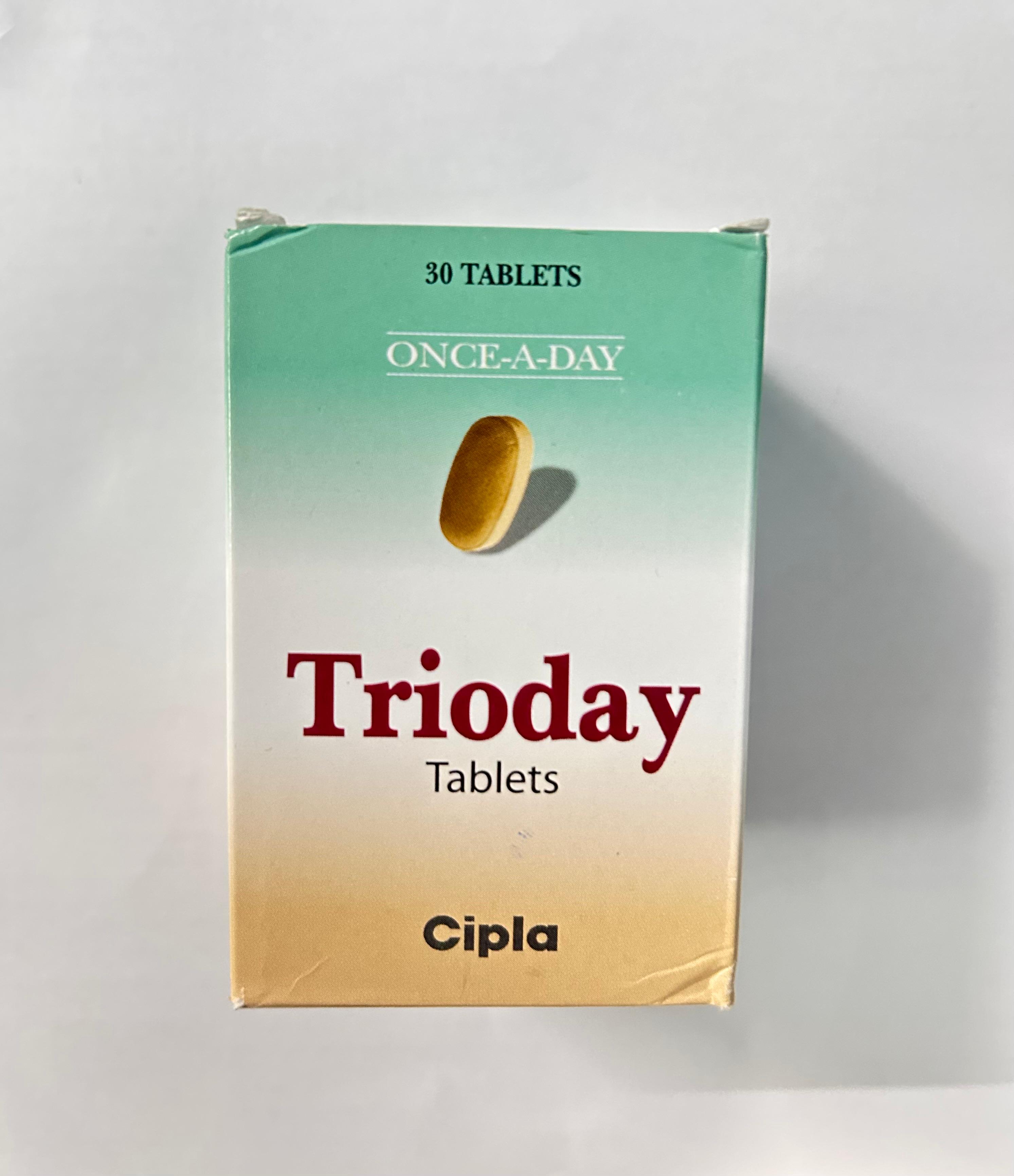 Trioday Tablet, is used in the treatment of HIV-1 infection.