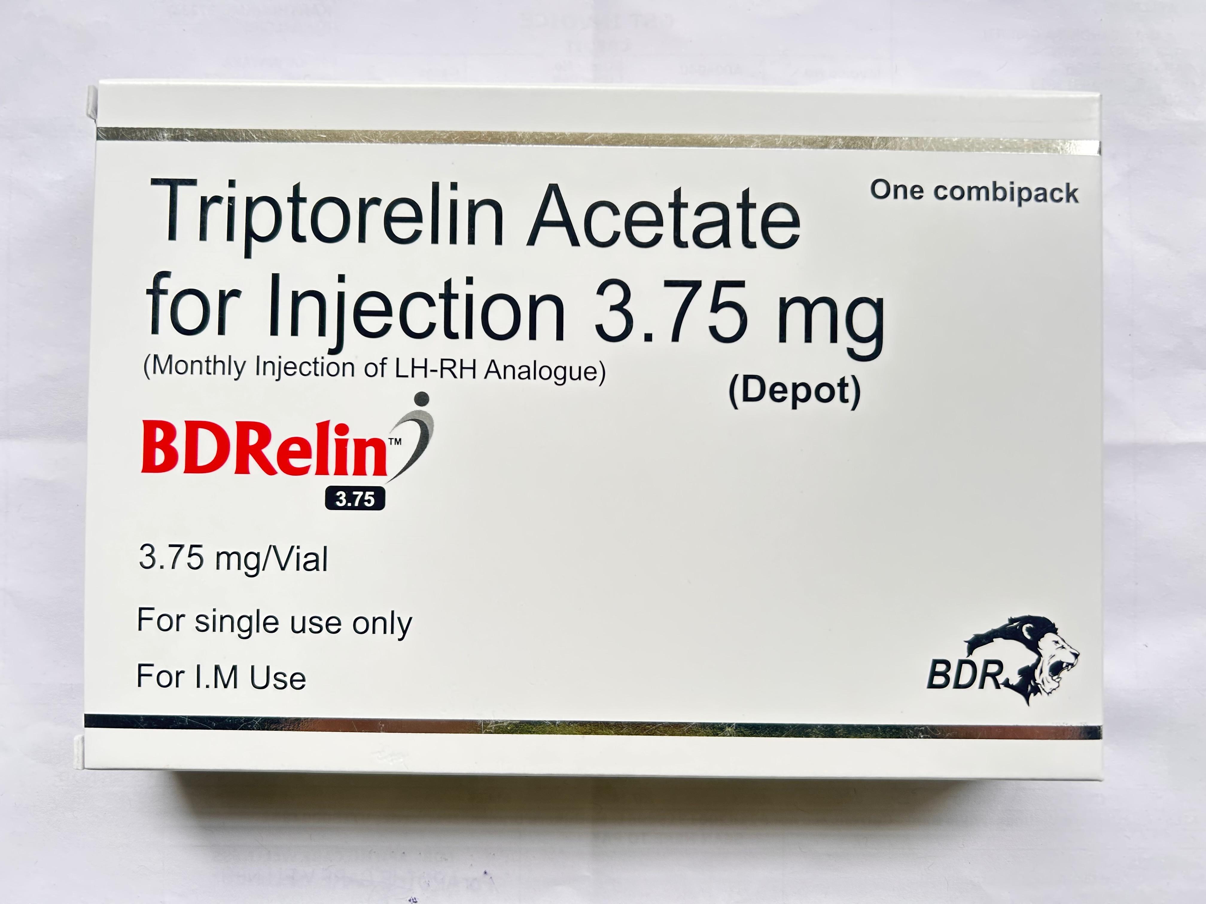 BDRelin 3.75mg Injection is used for prostate cancer.