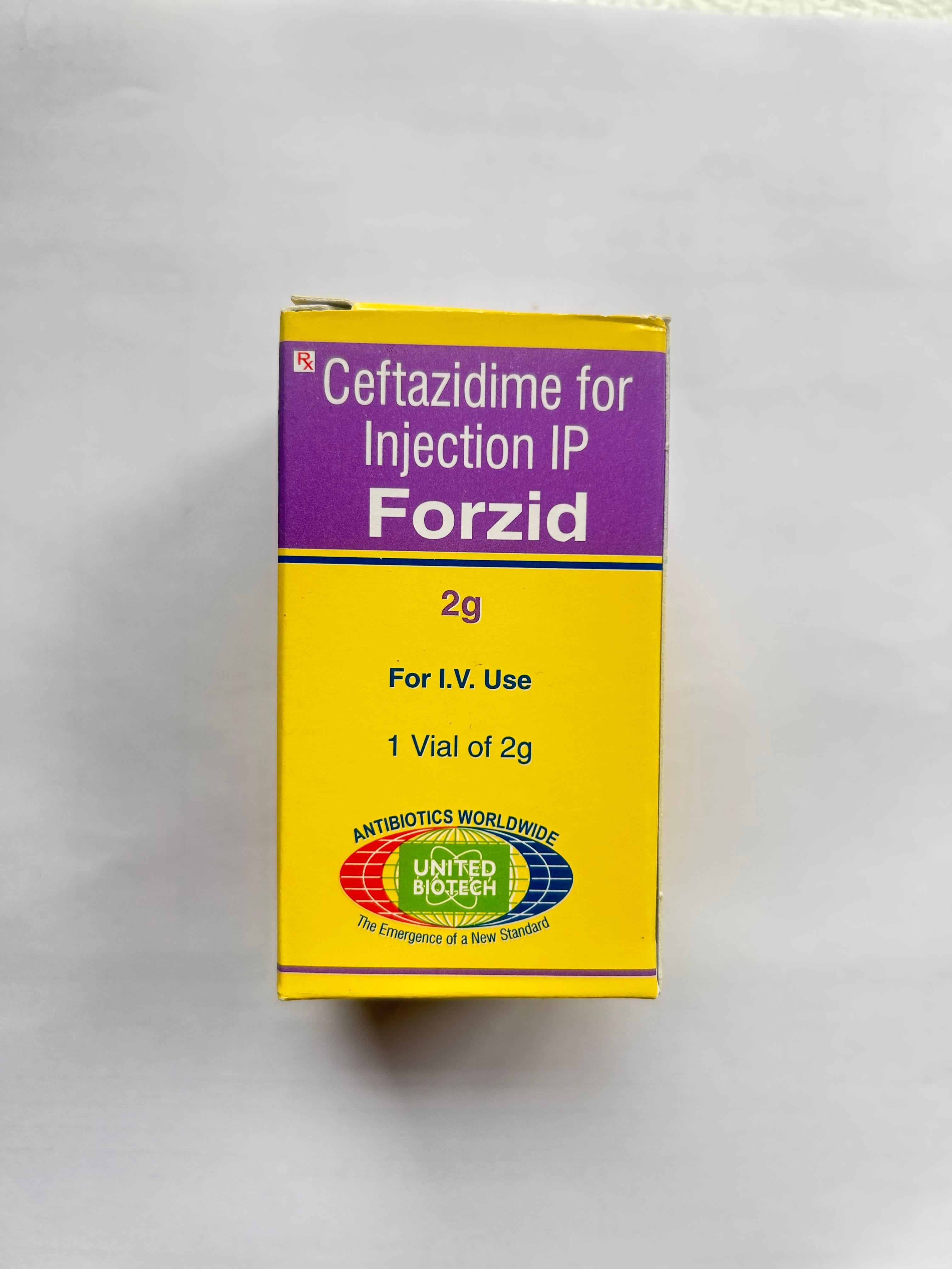 Forzid 2gm Injection is used to treat serious bacterial infections.
