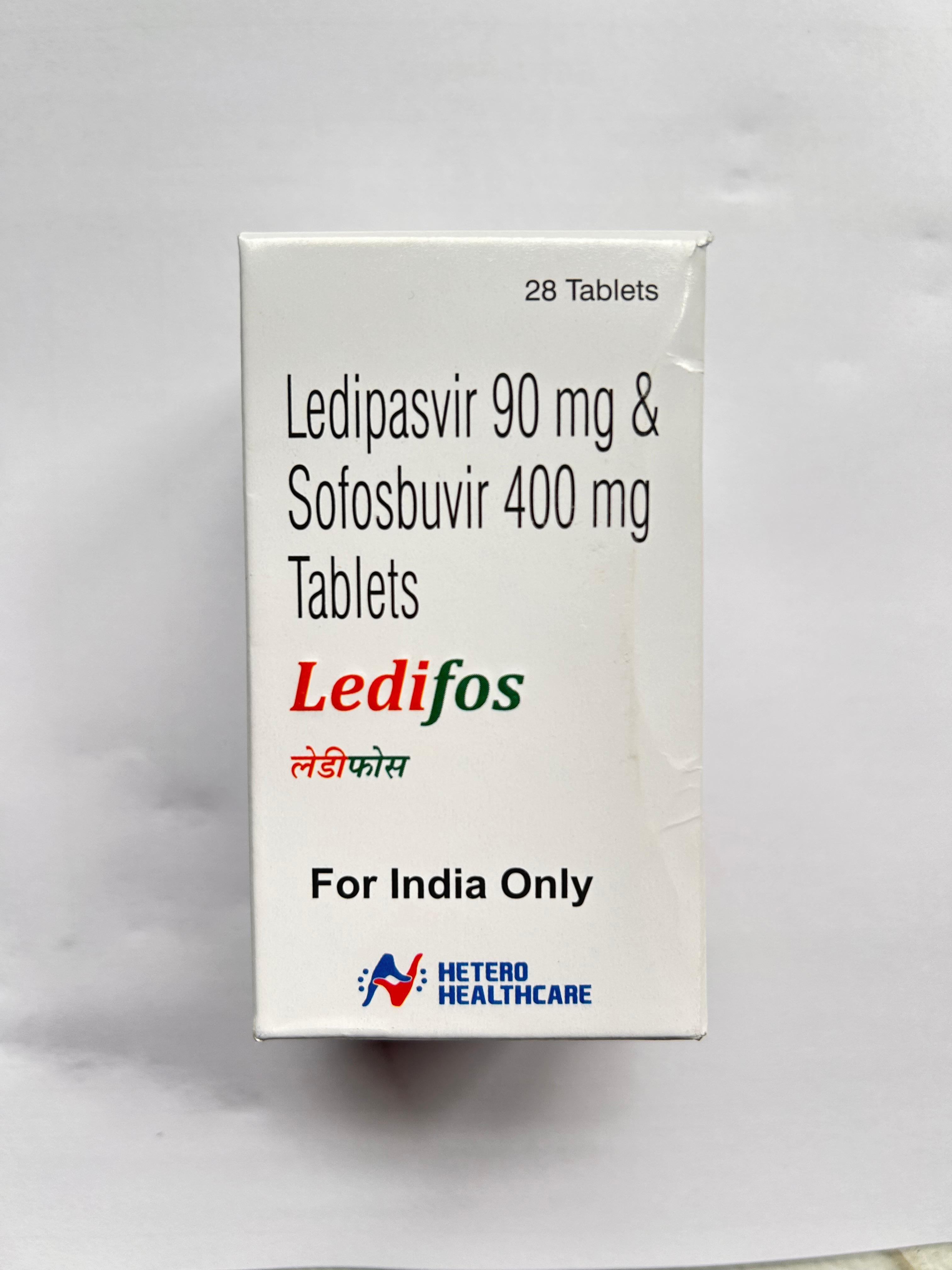 Ledifos 90/400mg Tablet is used in the treatment of chronic hepatitis C infection.