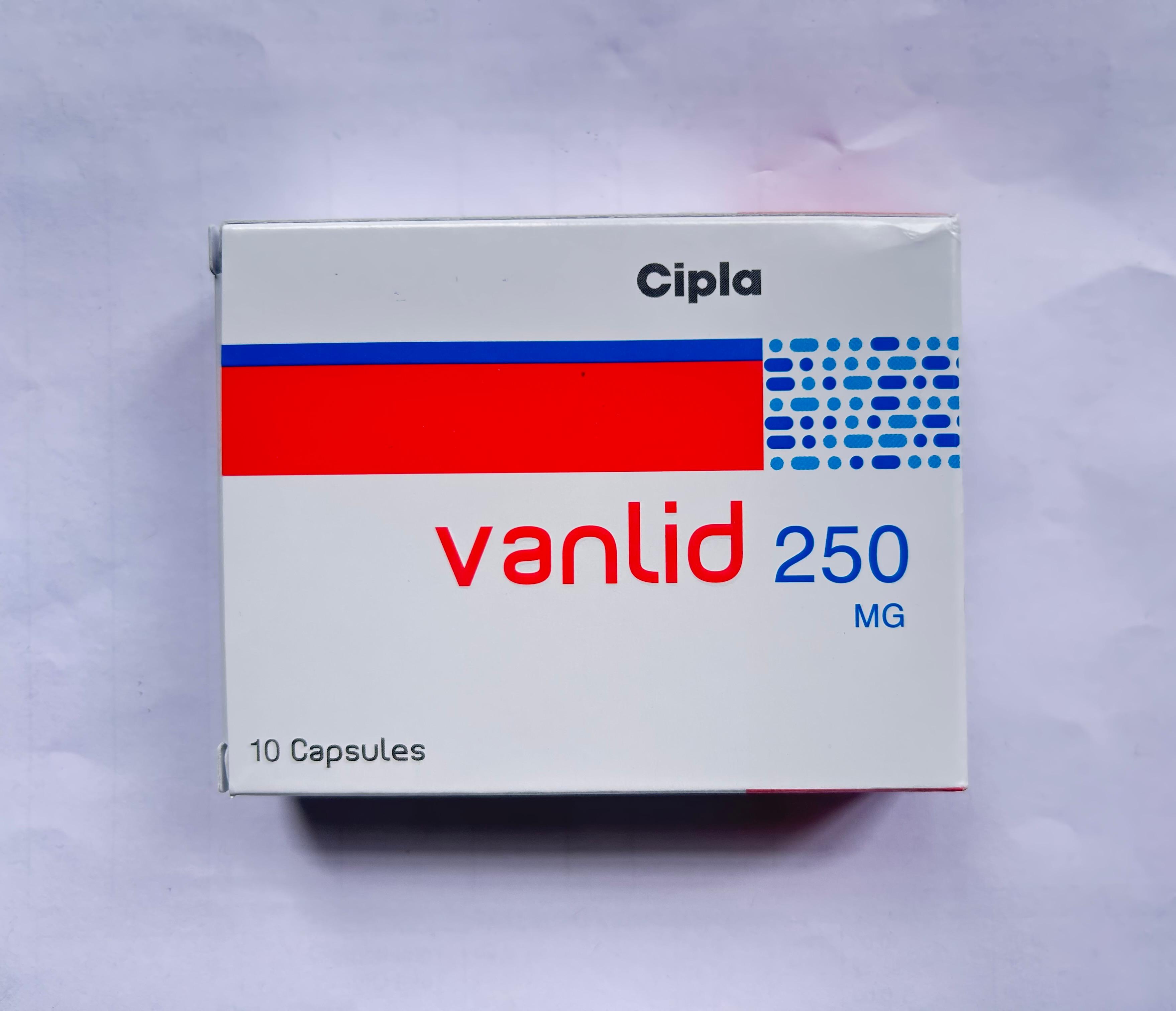 Vanlid 250mg Capsule is used for the treatment of serious bacterial infections.
