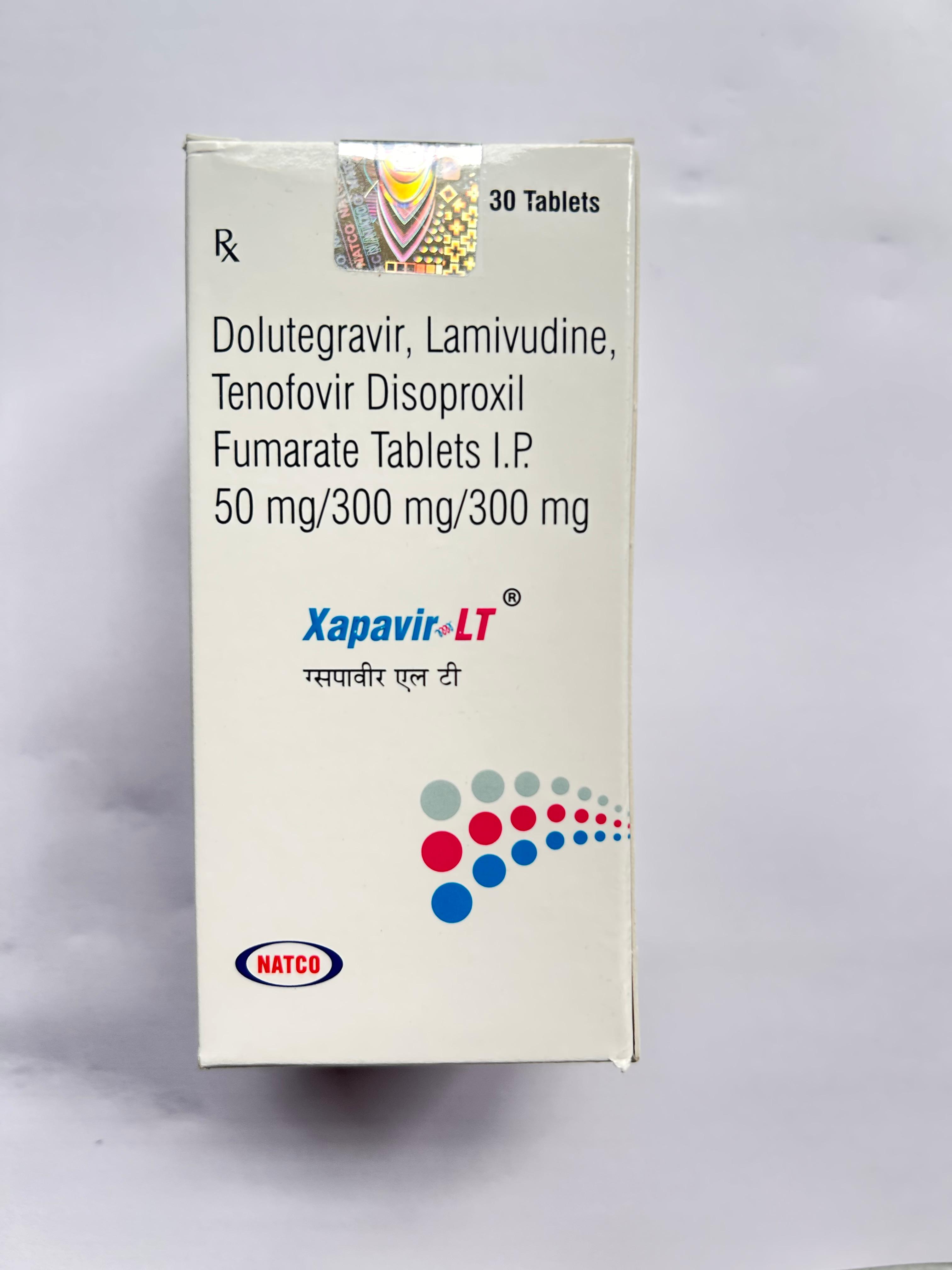 Xapavir LT Tablet used in the management of HIV-1 infection.