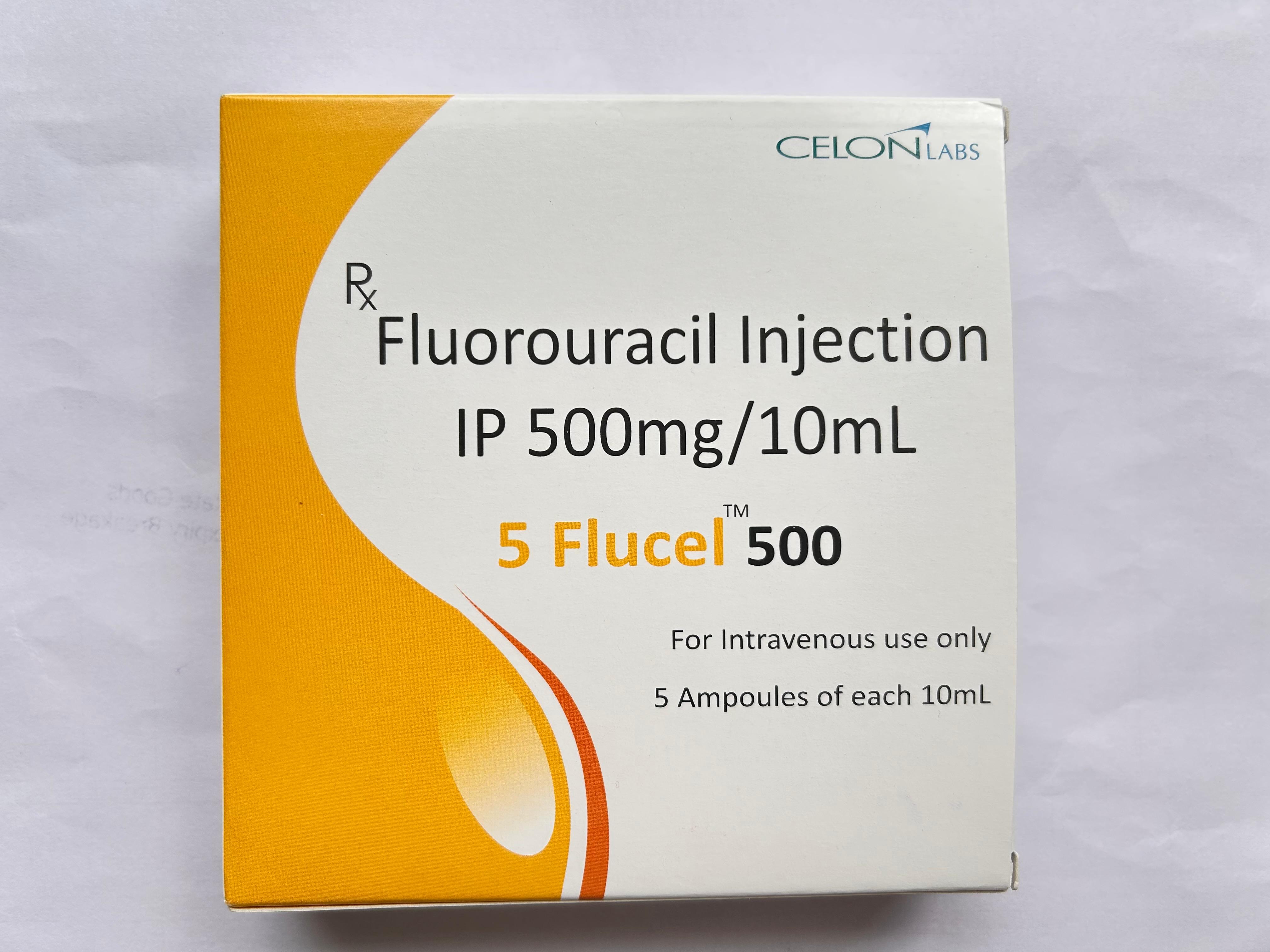 5 Flucel 500mg Injection is used to treat cancer.