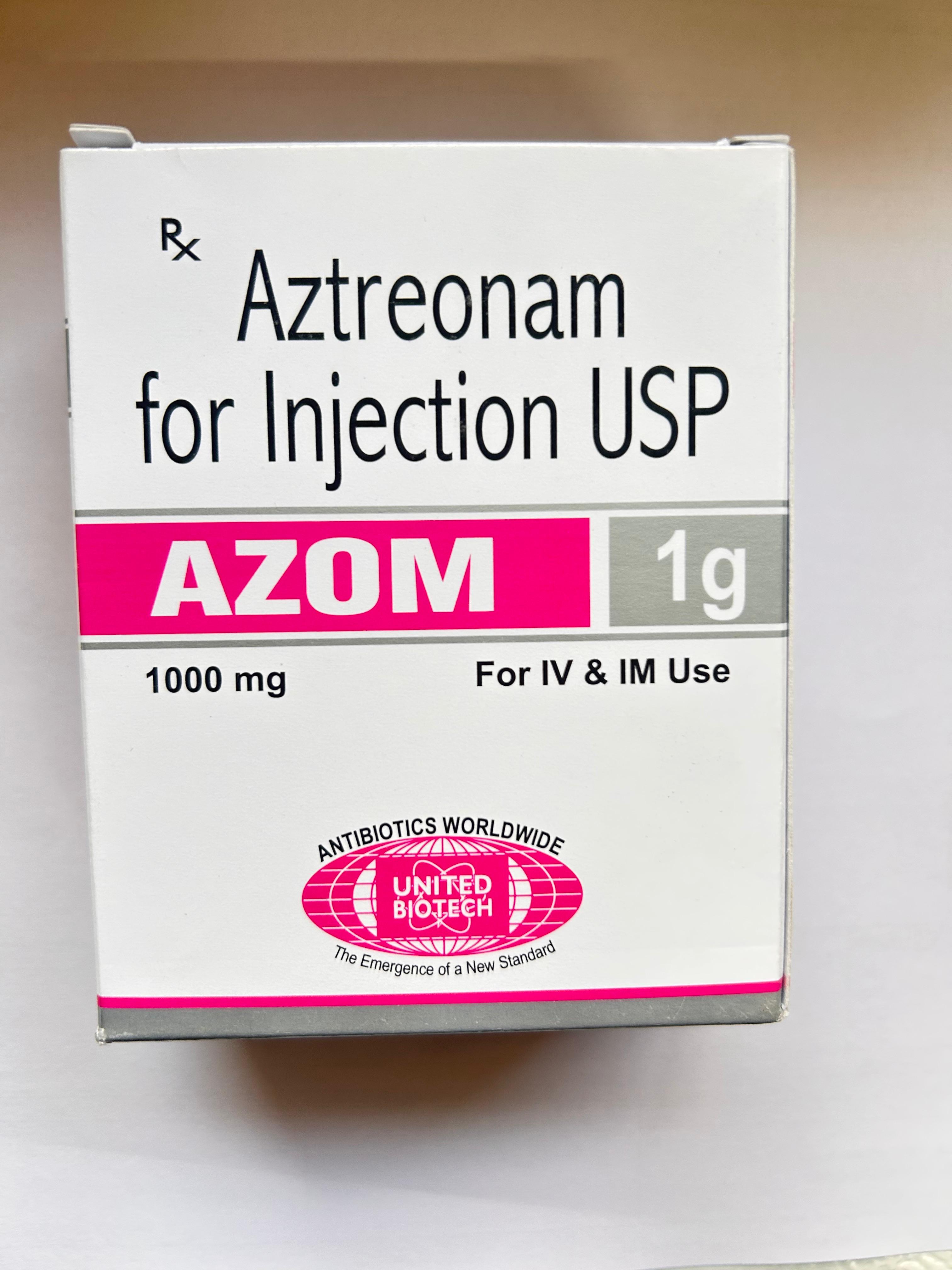 Azom 1gm Injection is used to treat a variety of bacterial infections.