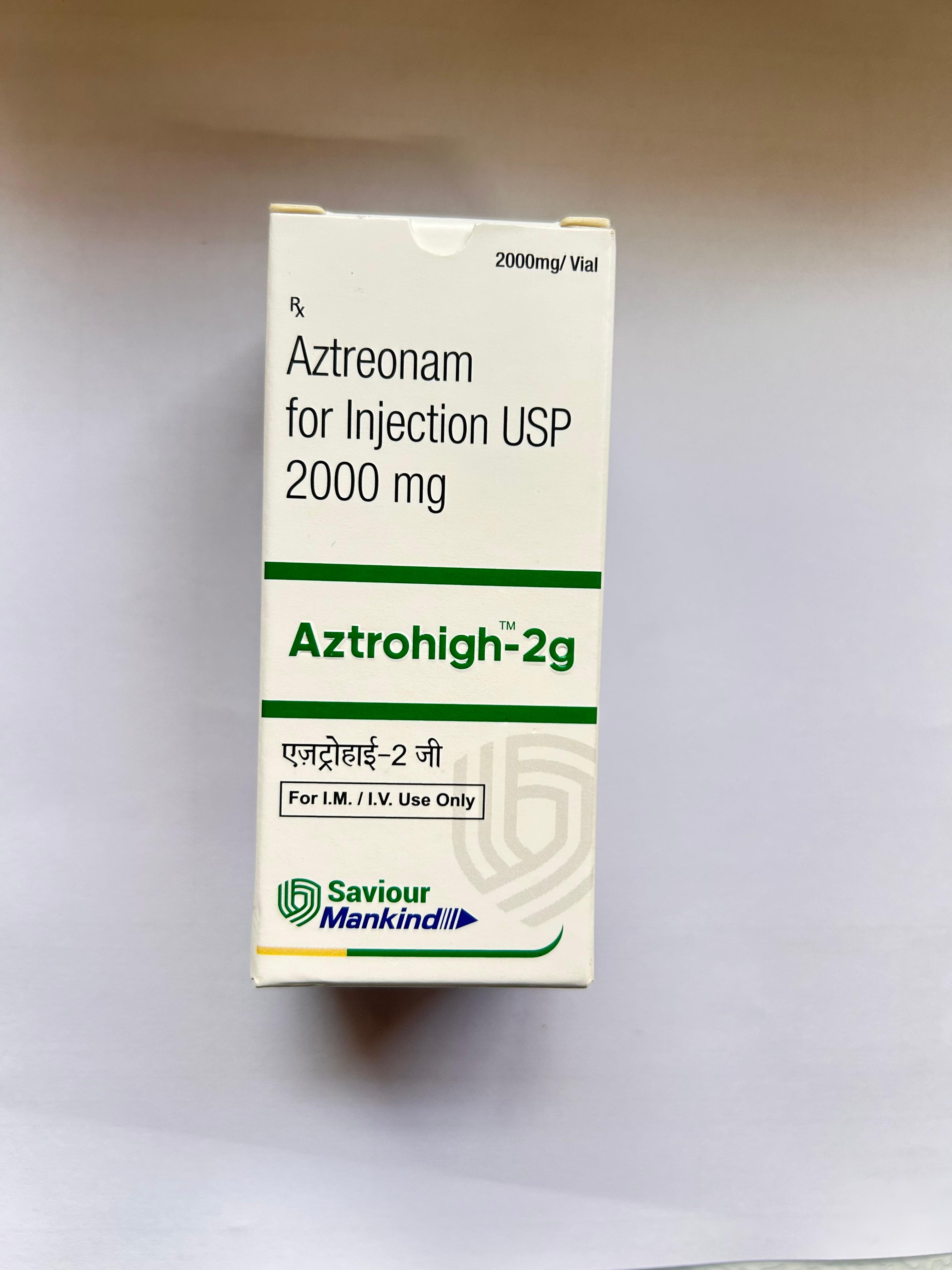Aztrohigh 2gm Injection are used to treat a variety of bacterial infection.