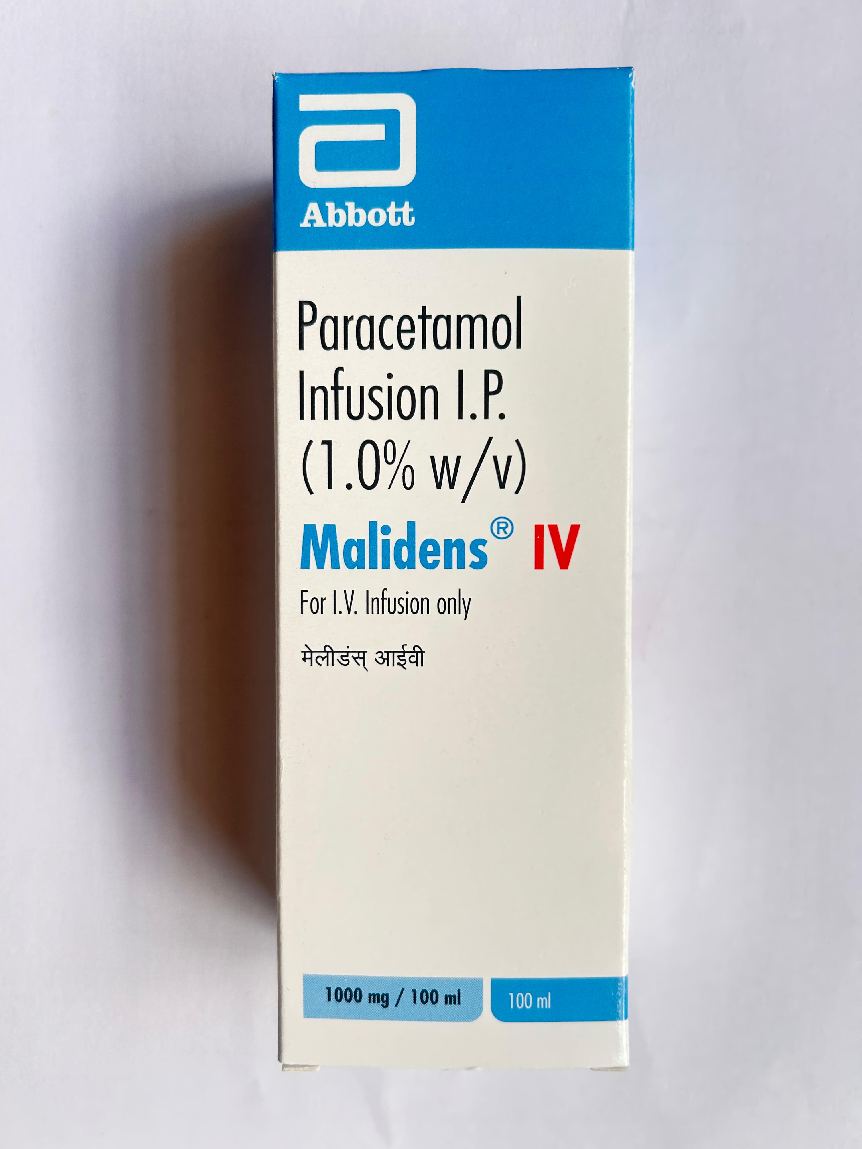 Malidens IV Infusion is used for the management of mild to moderate pain and fever.