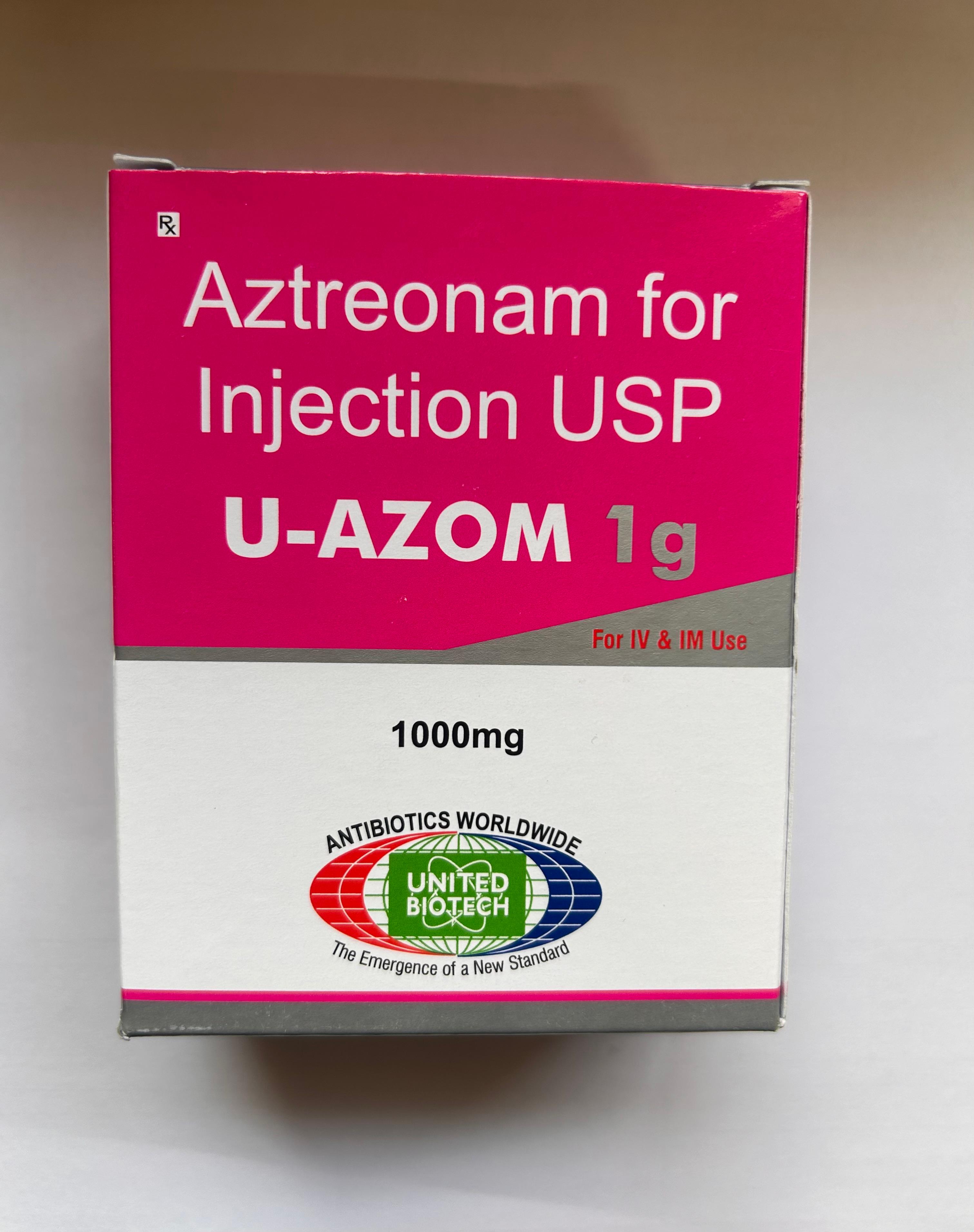 U-Azom 1gm Injection is used to treat a variety of bacterial infections.