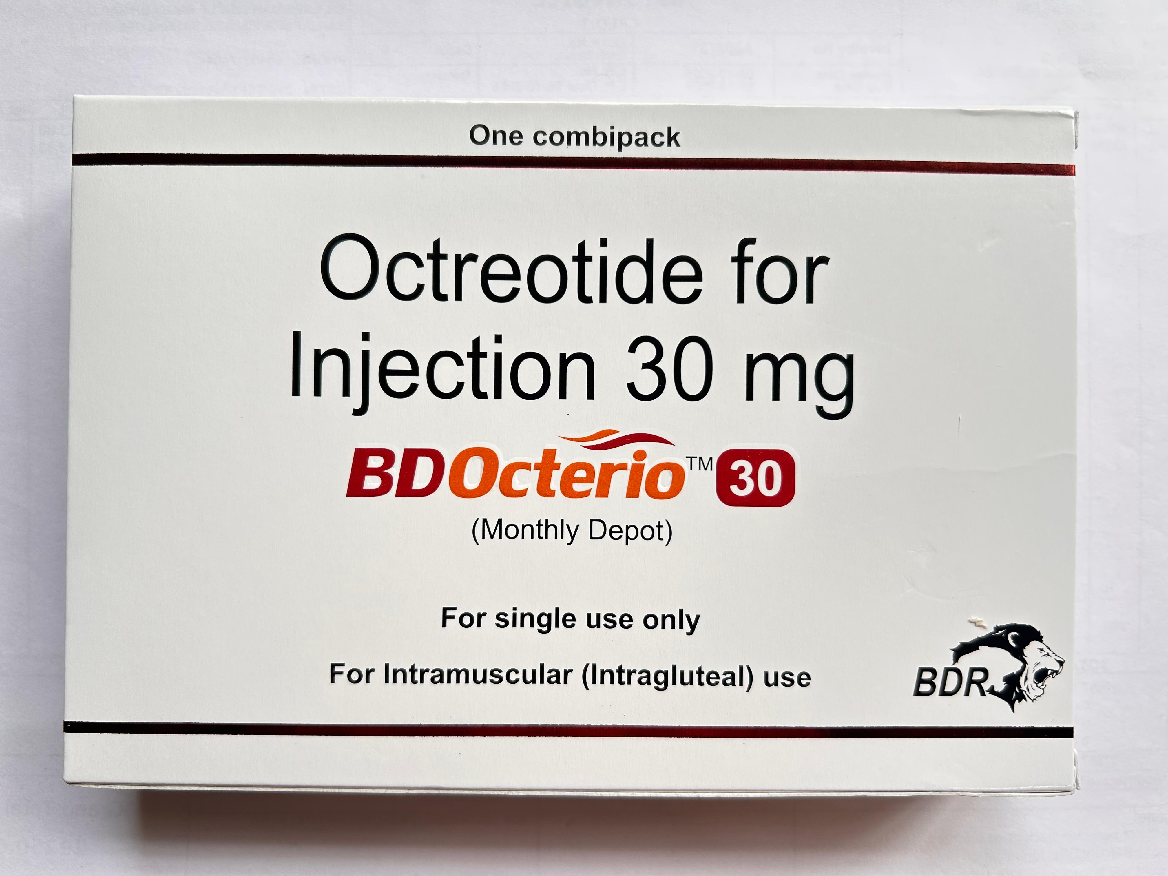 BDocterio 30mg Injection is used to manage excessive hormone secretion.