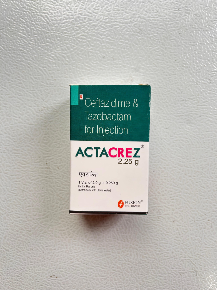 Actacrez 2.25gm Injection is used to treat serious bacterial infections.