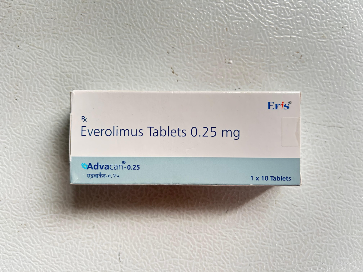 Advacan 0.25mg Tablet is used to treat Kidney cancer.