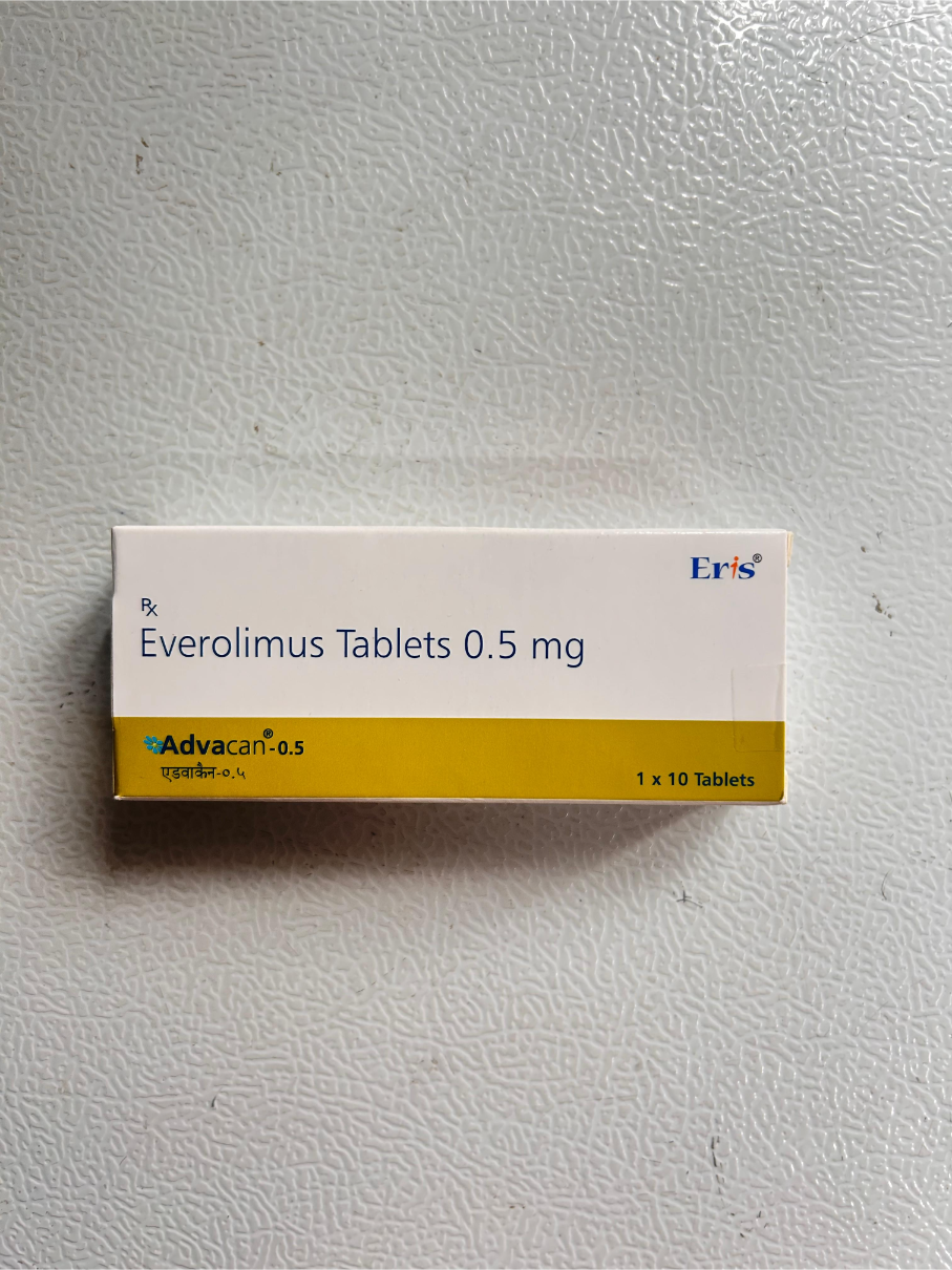 Advacan 0.5mg Tablet is used to treat Kidney cancer.